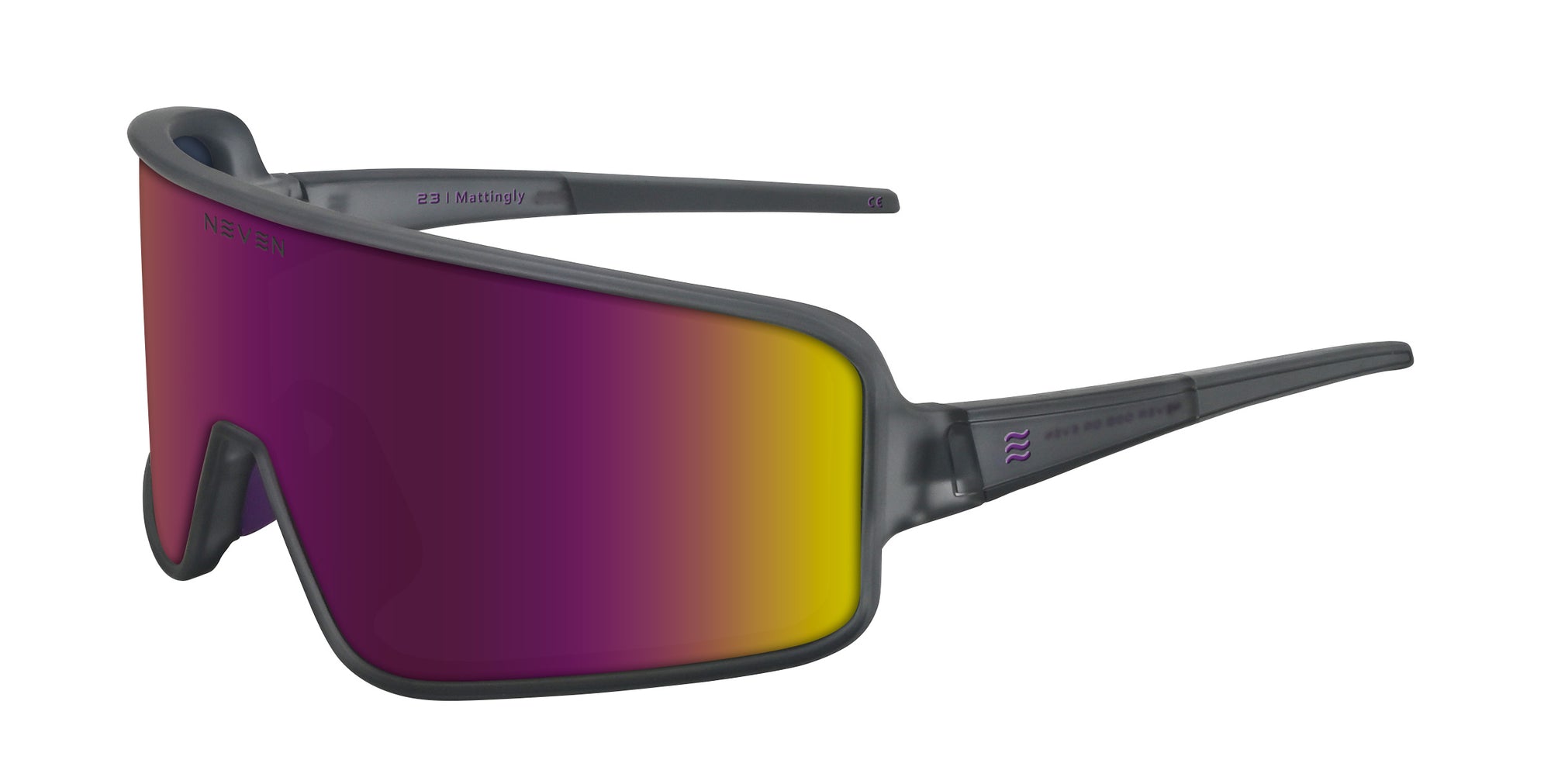 Mattingly Dark Wraparound polarized sunglasses from Neven Eyewear.