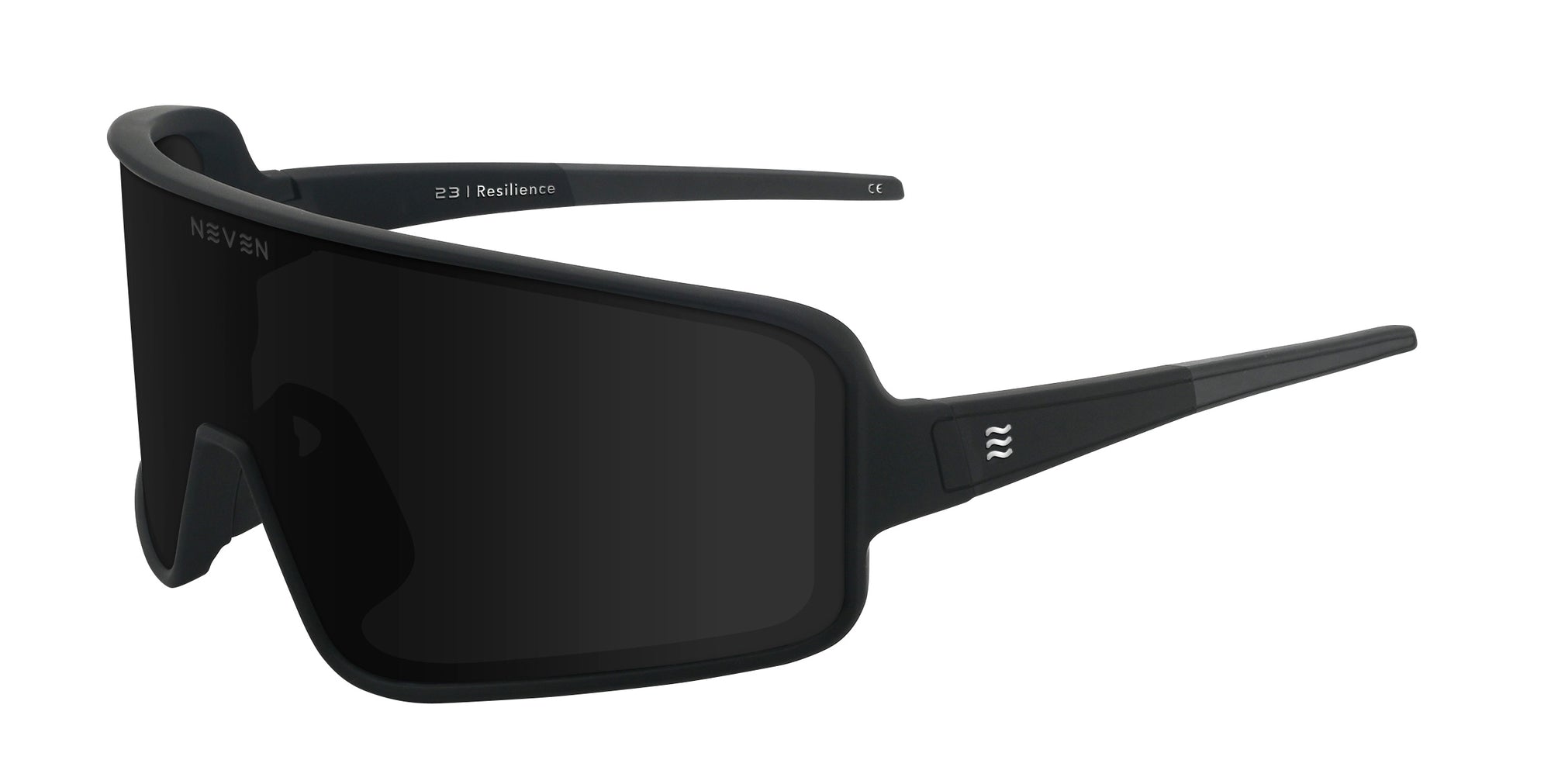 Resilience Black Rectangular polarized sunglasses from Neven Eyewear.