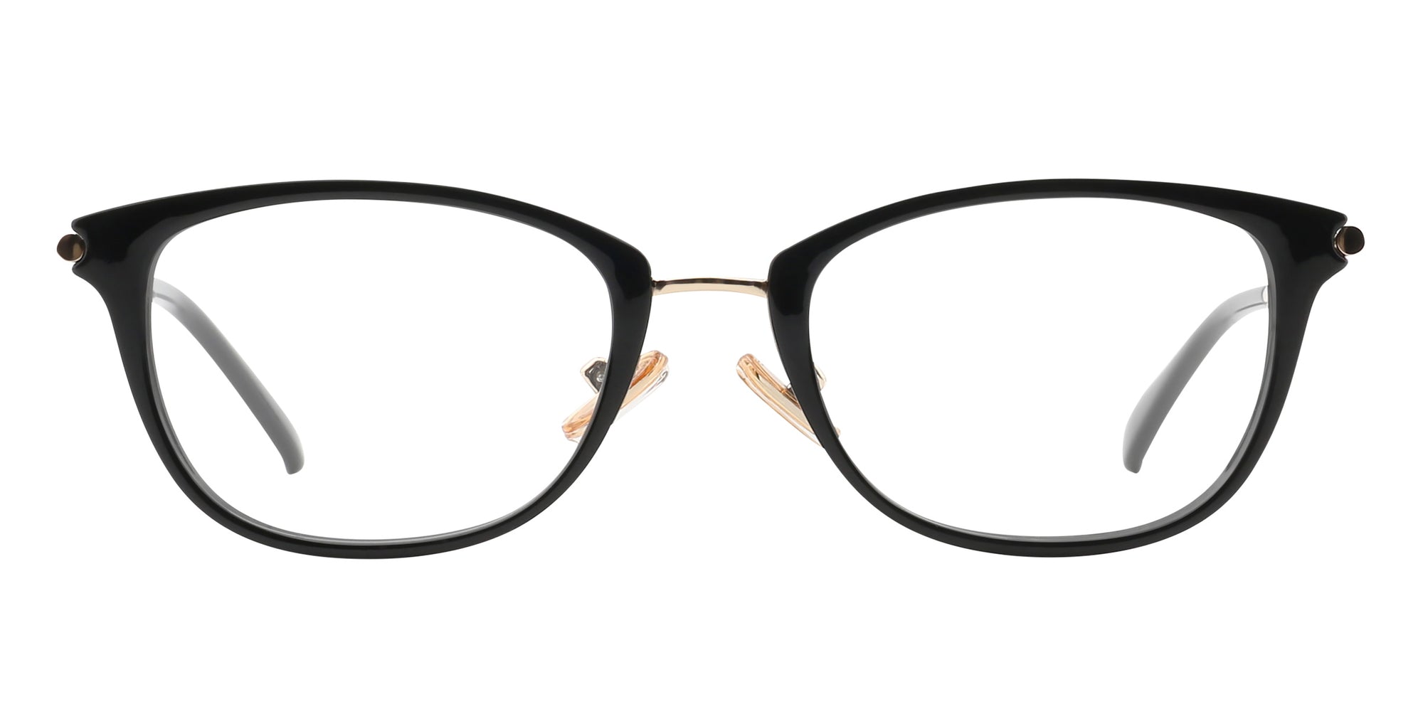 Frances black prescription glasses from Neven Eyewear.