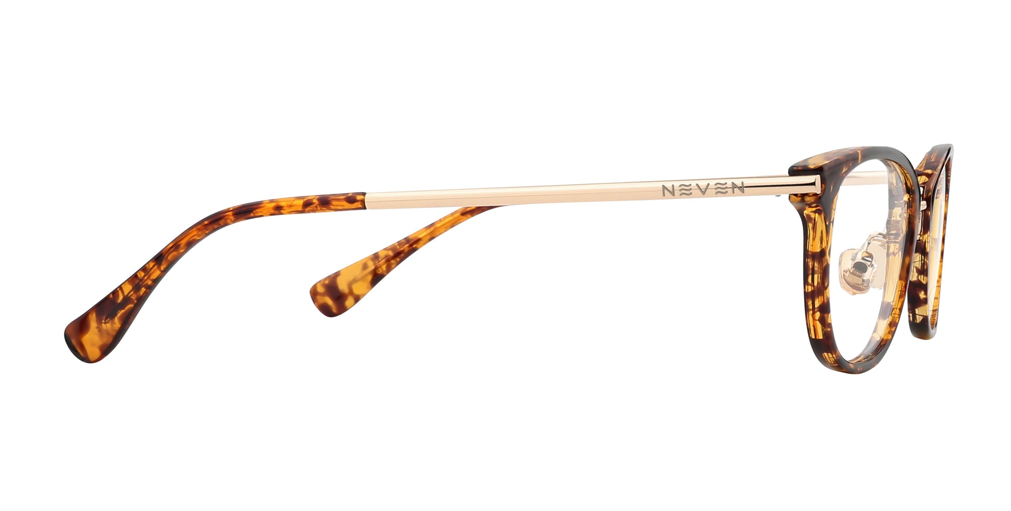 Penny tortoiseshell rectangular prescription glasses from Neven Eyewear.