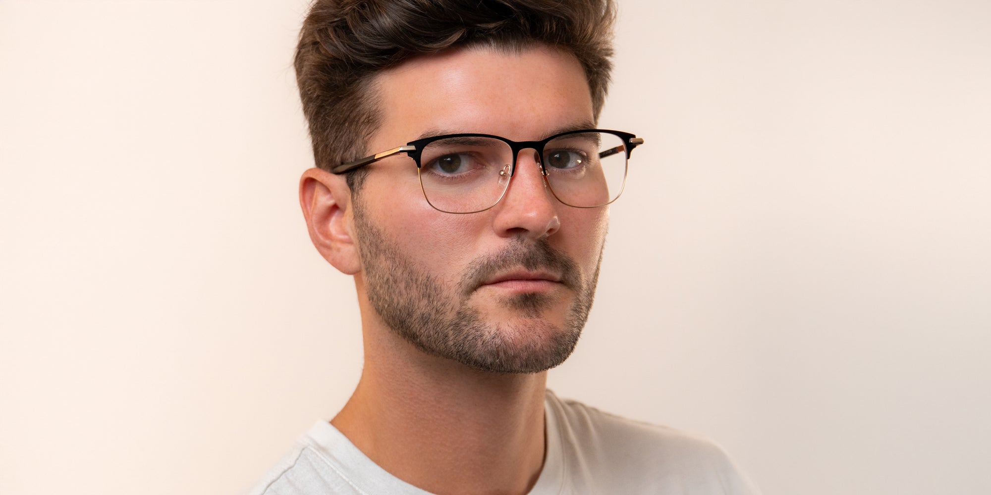 Ferris Black ophthalmic prescription glasses from Neven Eyewear.