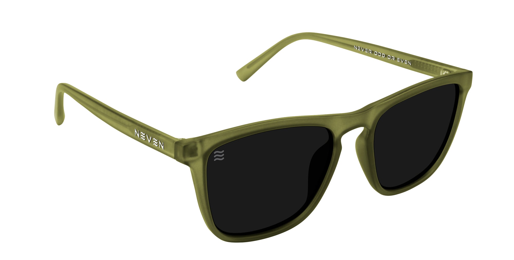 Fir olive green rectangle polarized sunglasses from Neven Eyewear.