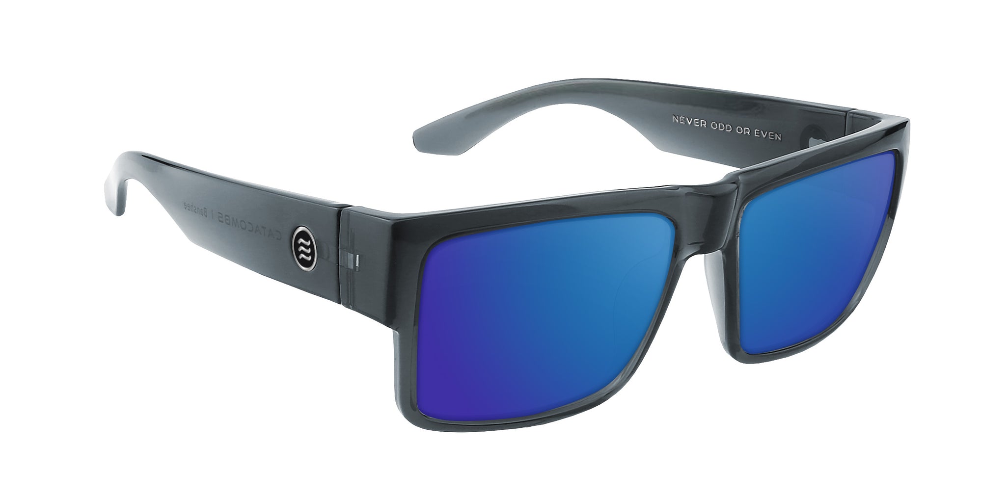 Banshee gray rectangular prescription glasses from Neven Eyewear.