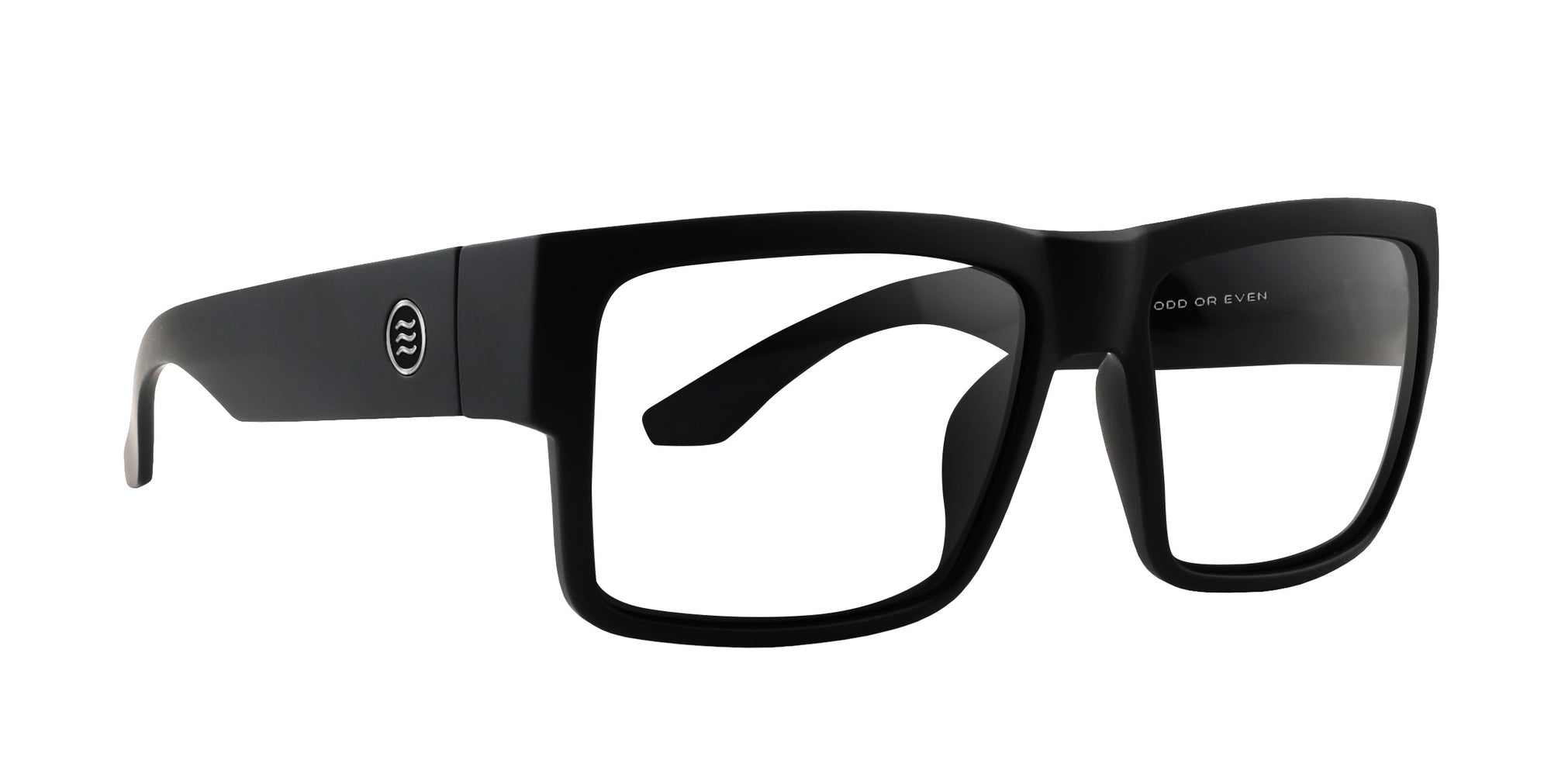 Relic prescription glasses in black rectangular frame, suitable for everyday wear and activities.
