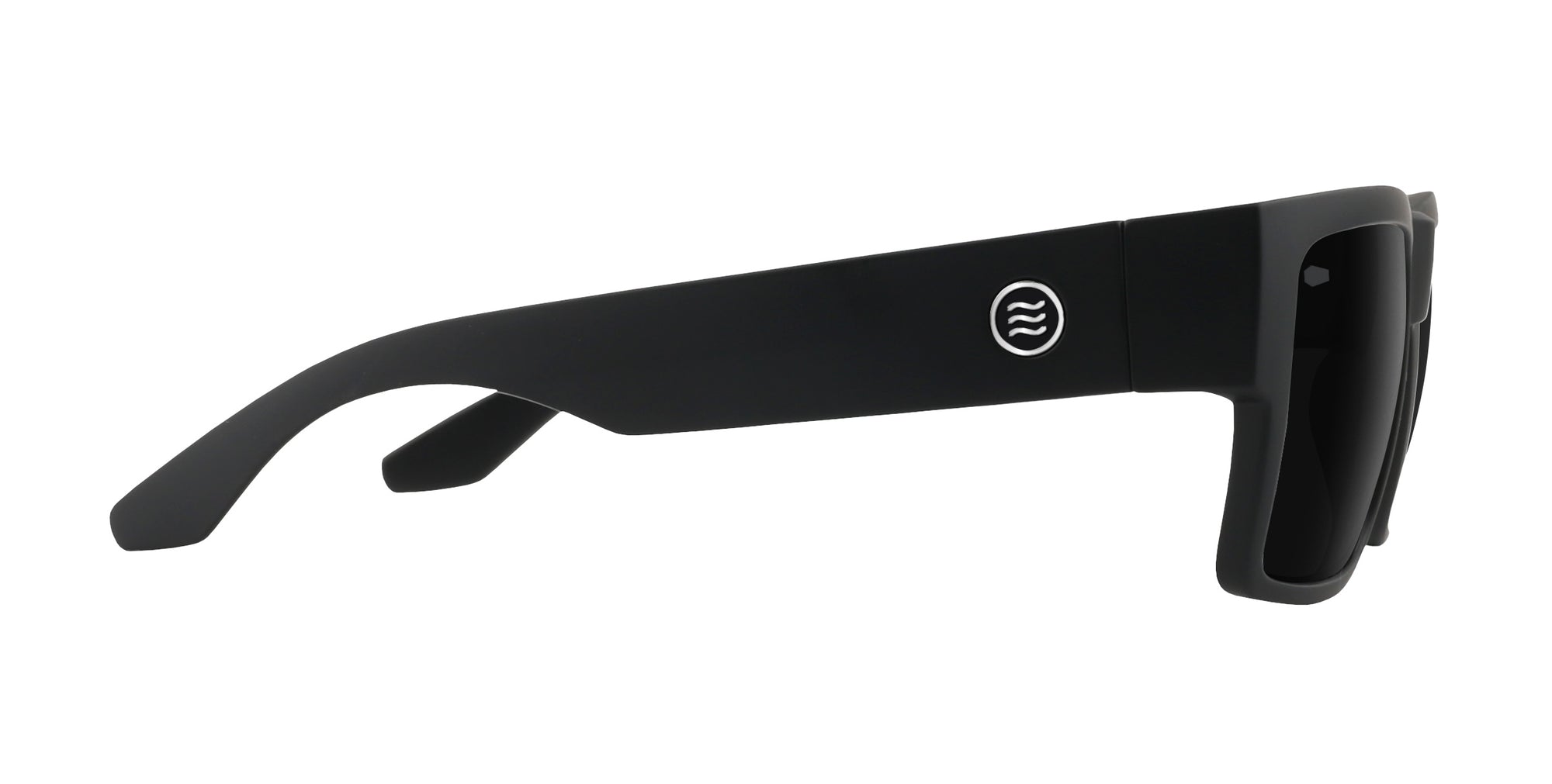 Relic black rectangular polarized sunglasses from Neven Eyewear.