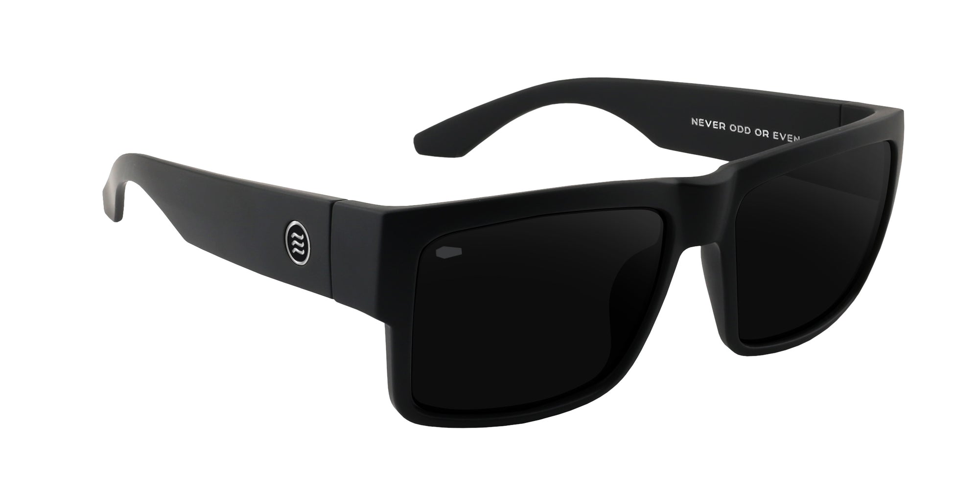 Relic black rectangular polarized sunglasses from Neven Eyewear.