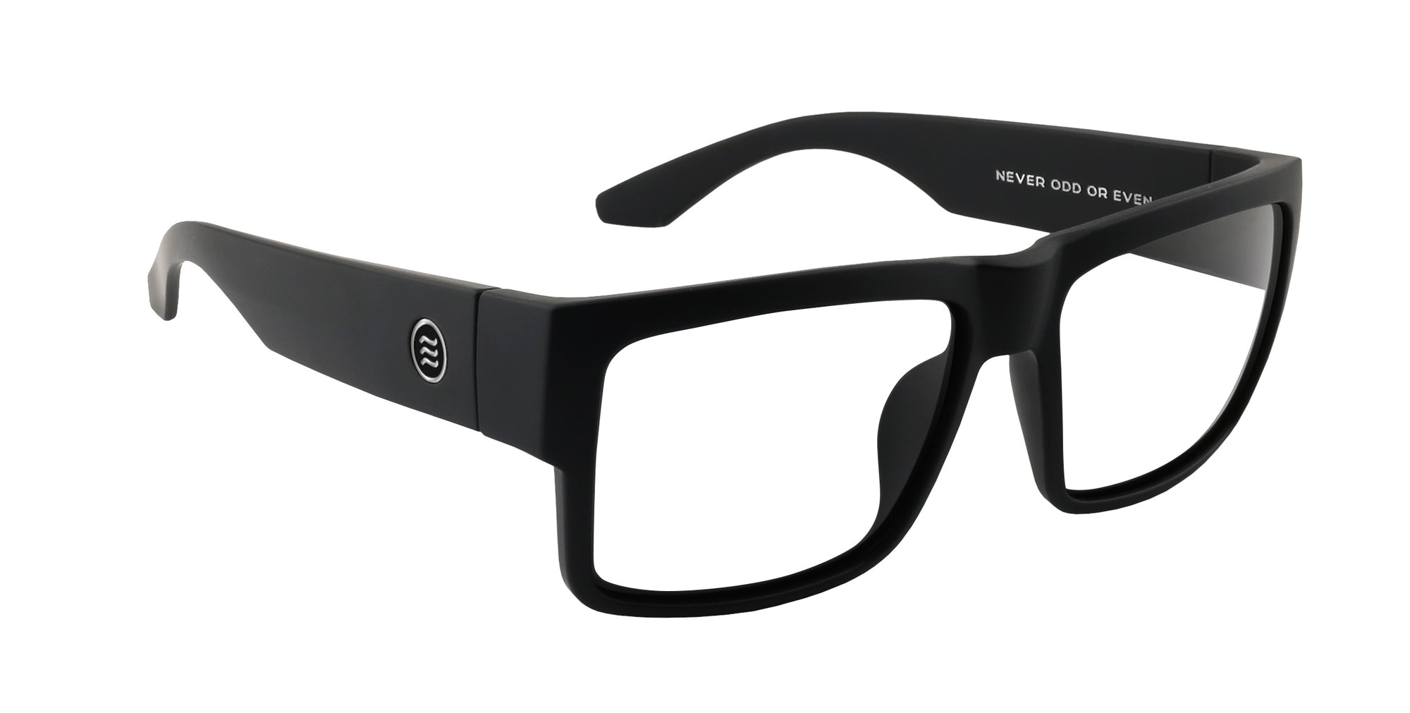 Relic Black Rectangular prescription glasses from Neven Eyewear.