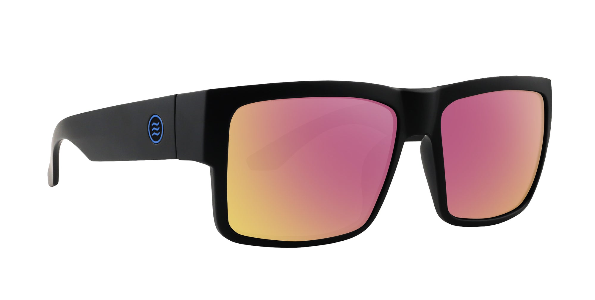 Scythe Black Square Prescription Glasses with gradient lenses .