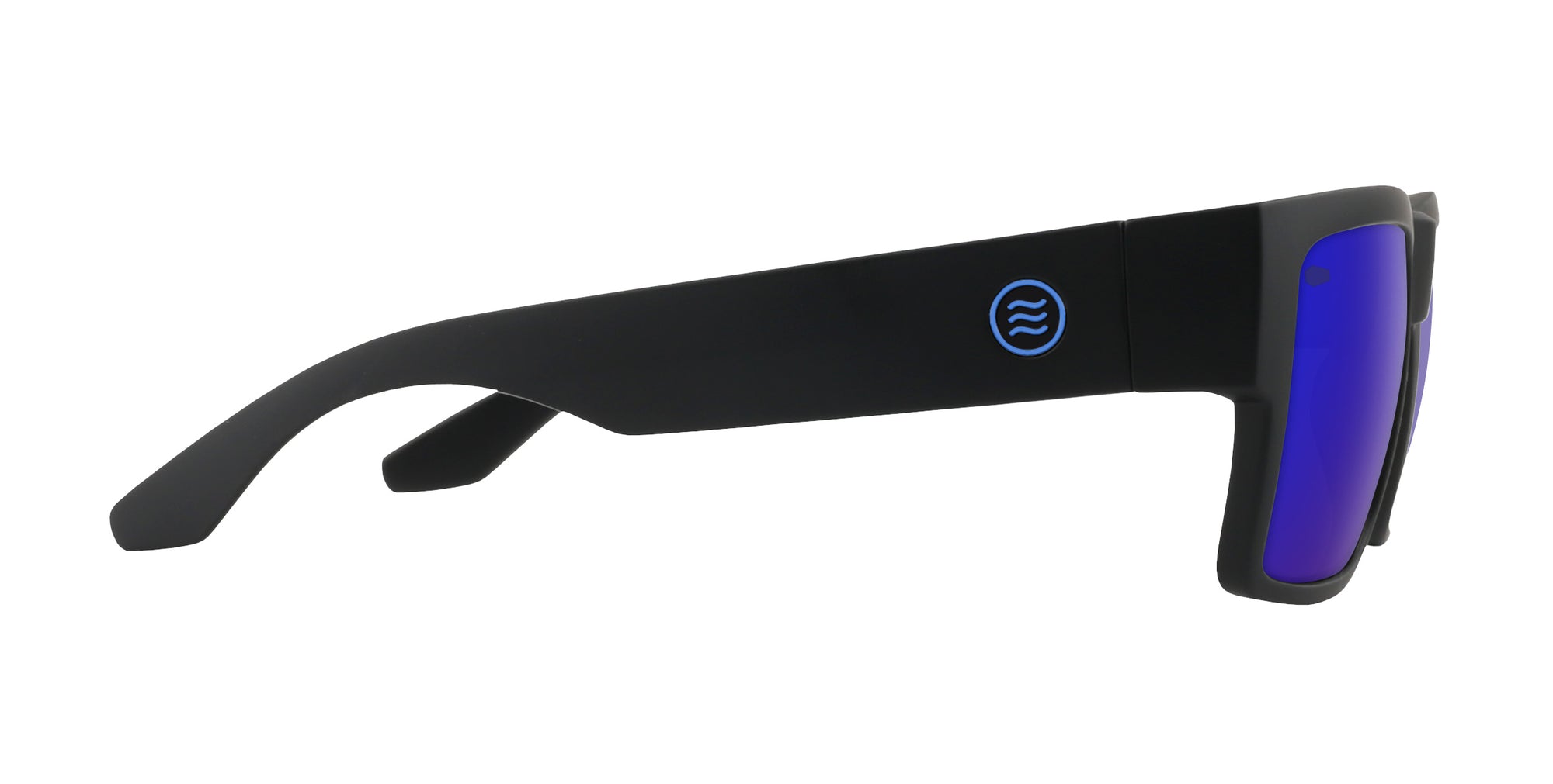 Scythe Black Rectangular Polarized Sunglasses from Neven Eyewear.