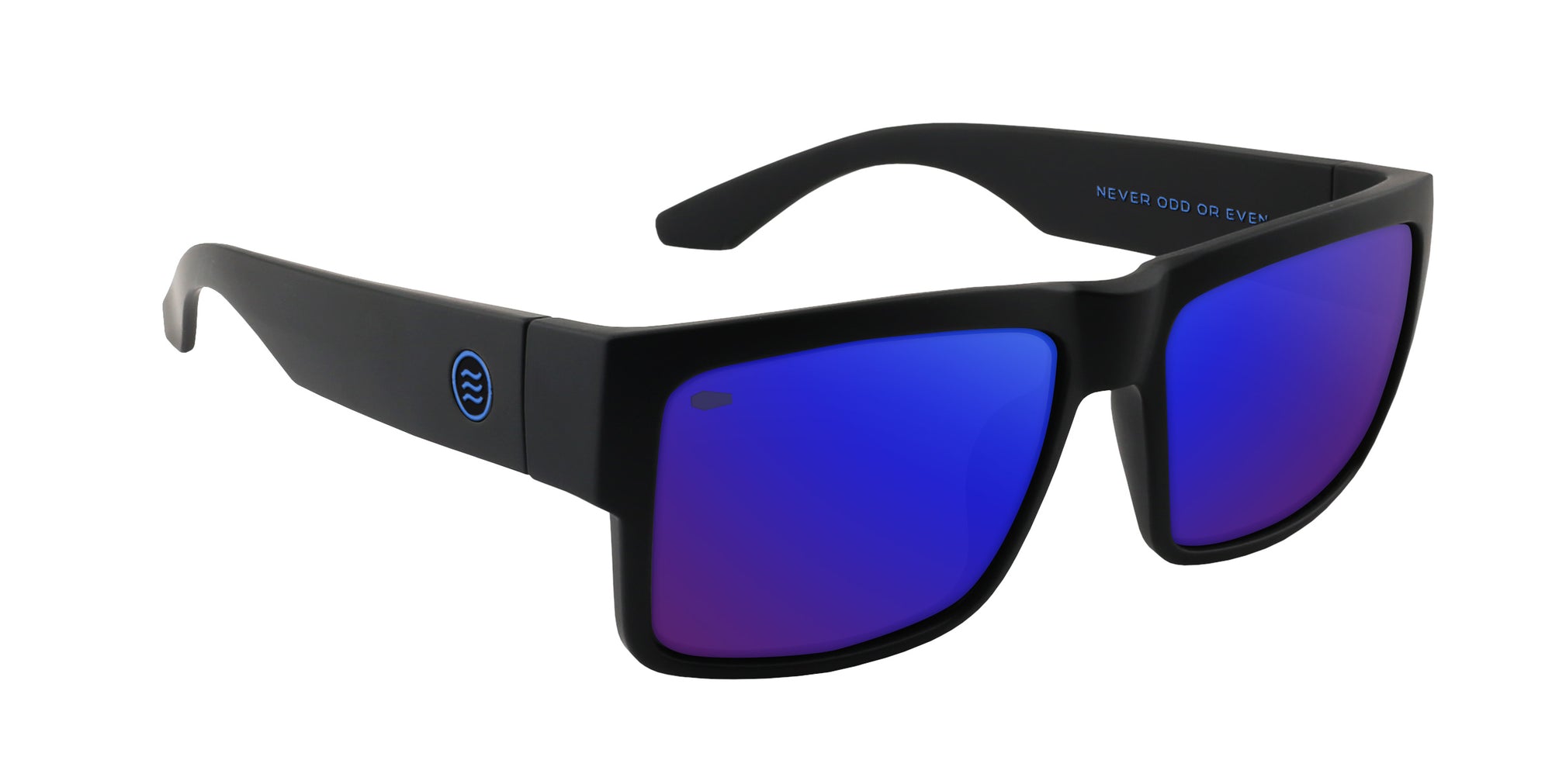Scythe Black Rectangular Polarized Sunglasses from Neven Eyewear.