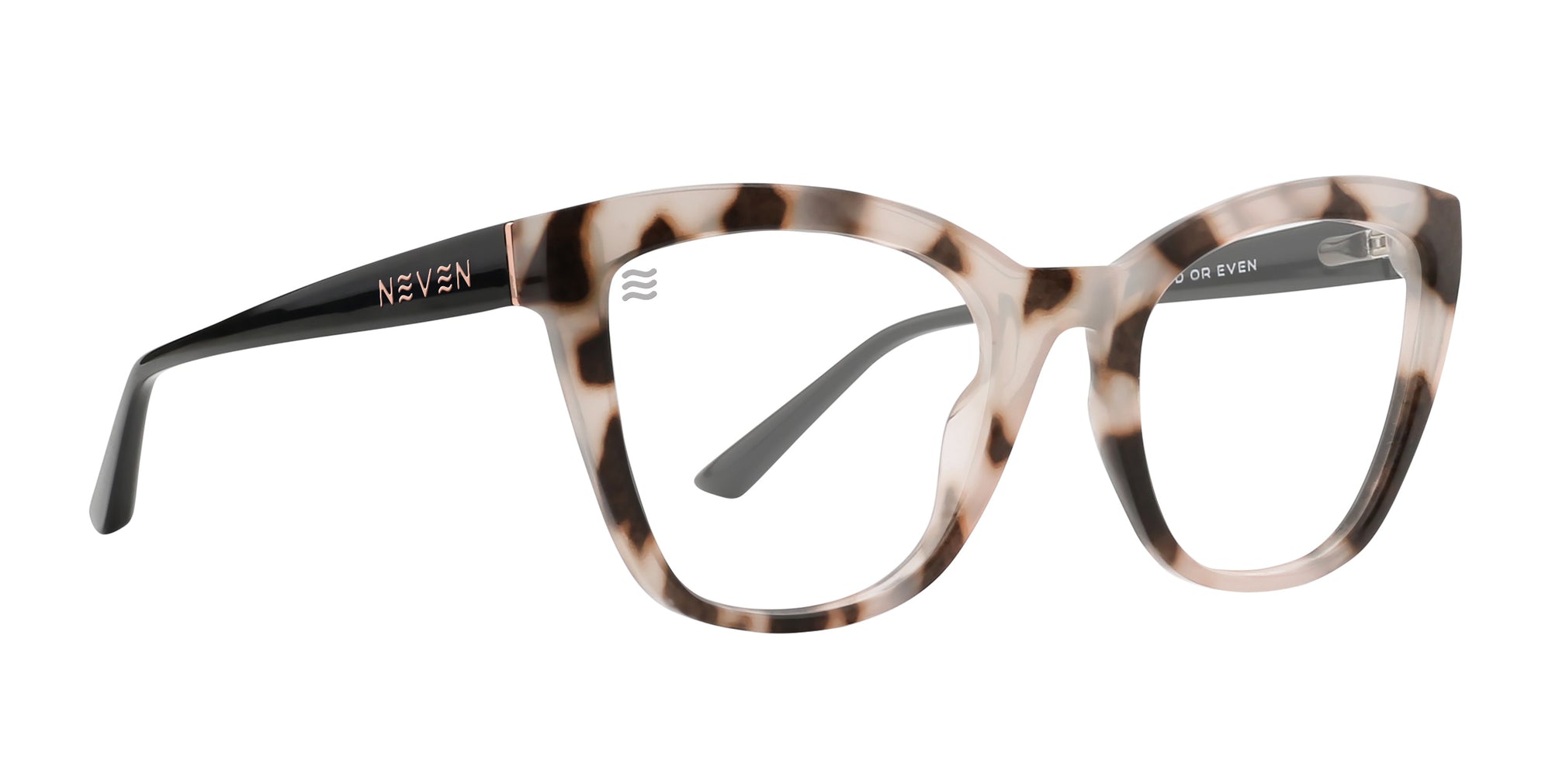 Mooney pink cat-eye prescription glasses from Neven Eyewear.