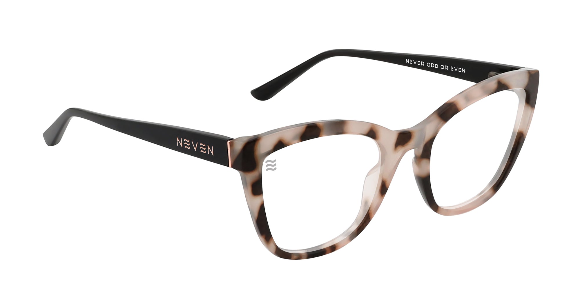 Mooney pink cat-eye prescription glasses from Neven Eyewear.