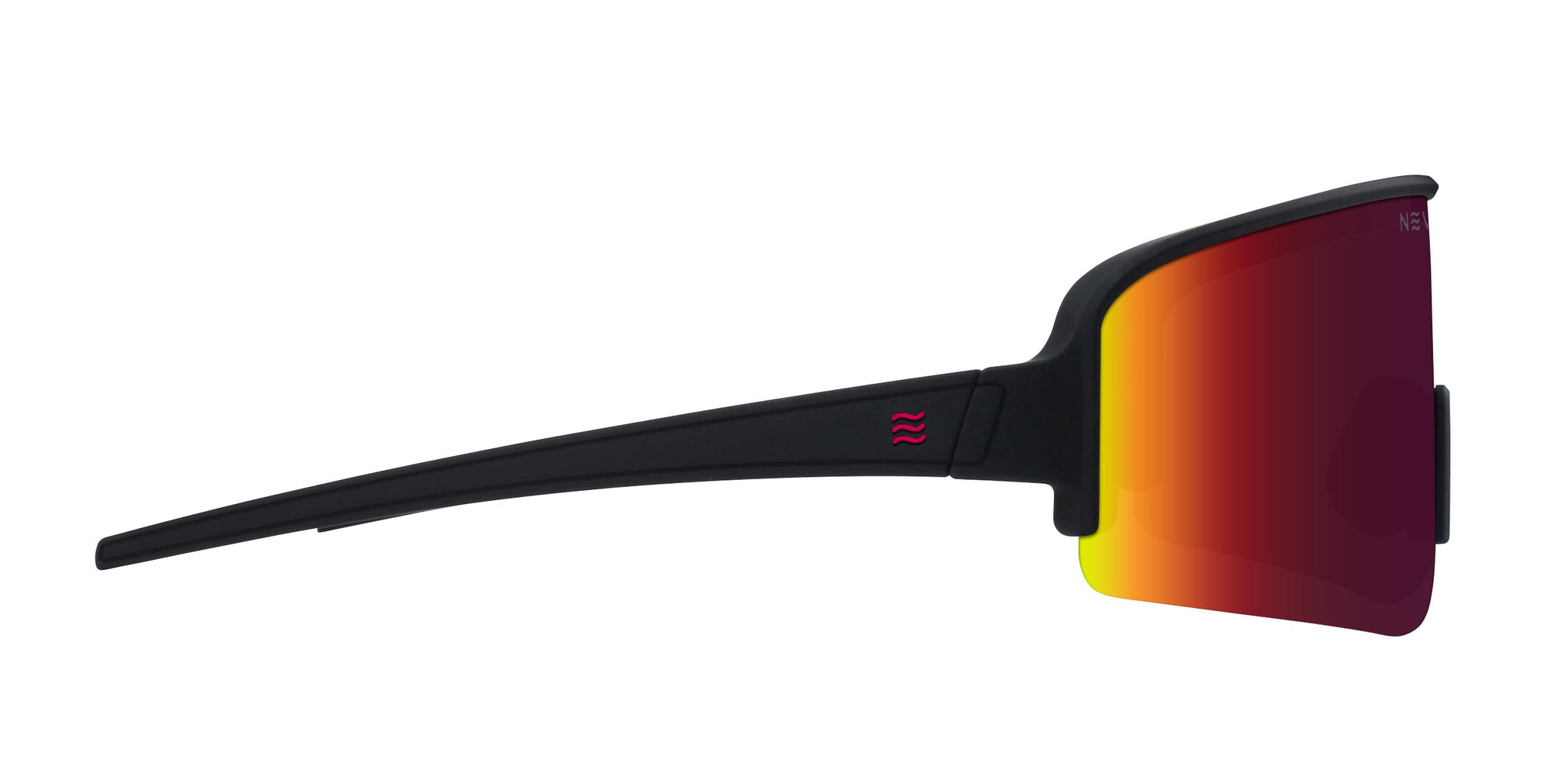 Cadence black wraparound polarized sunglasses from Neven Eyewear.