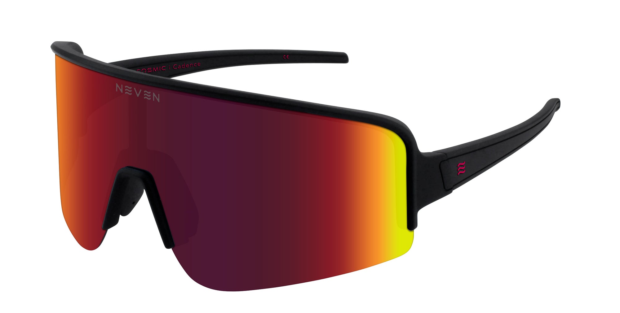 Cadence black wraparound polarized sunglasses from Neven Eyewear.