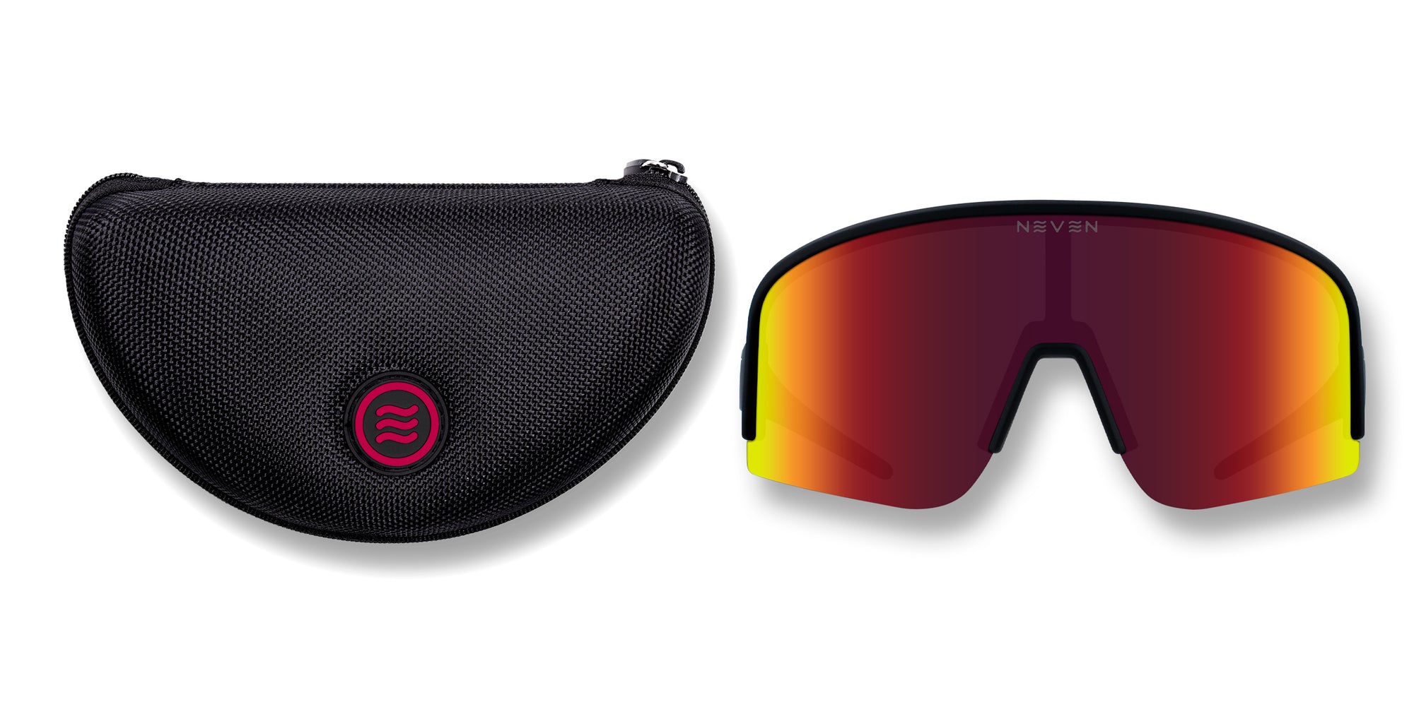 Cadence black wraparound polarized sunglasses from Neven Eyewear.