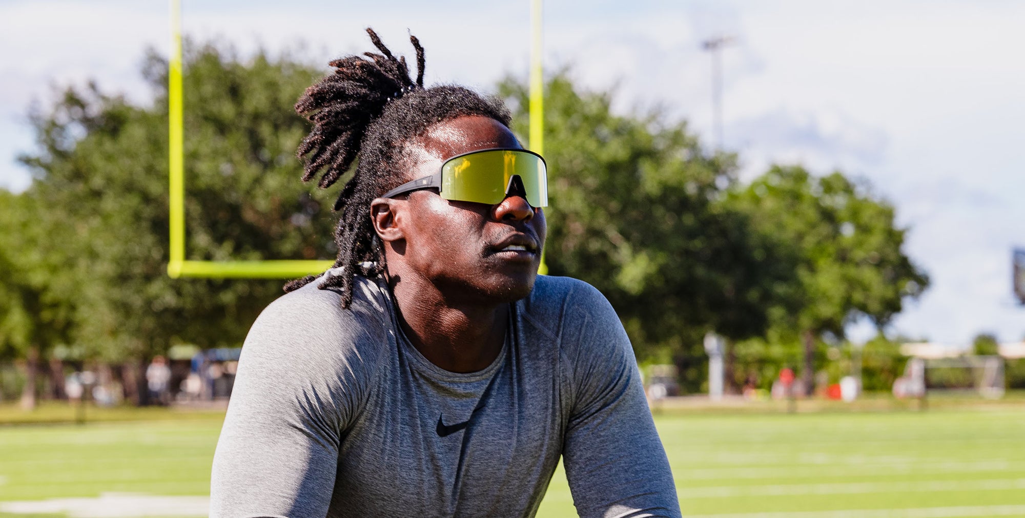 PR black wide polarized sunglasses from Neven Eyewear.