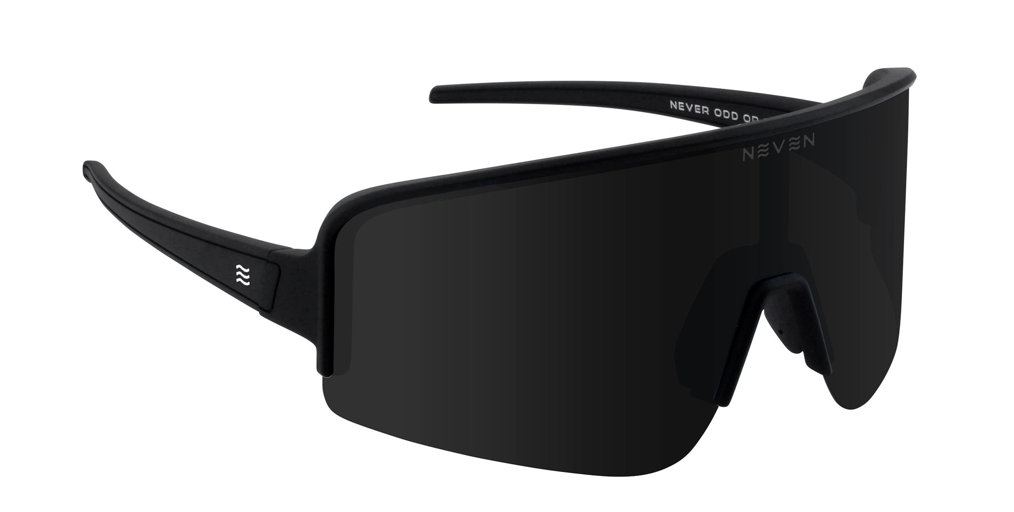 Threshold black wide polarized sunglasses from Neven Eyewear.