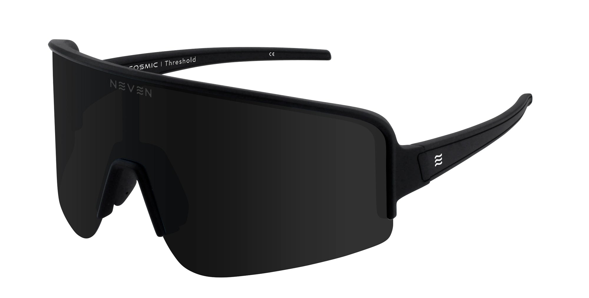 Threshold black wide polarized sunglasses from Neven Eyewear.