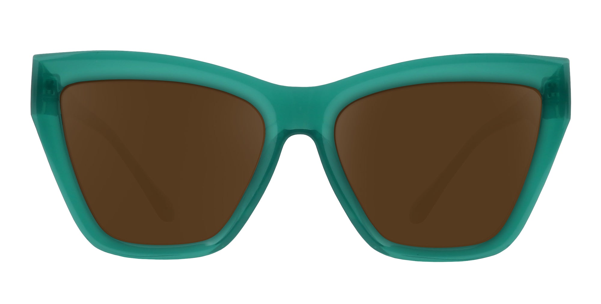 Iris green cat-eye polarized sunglasses from Neven Eyewear.