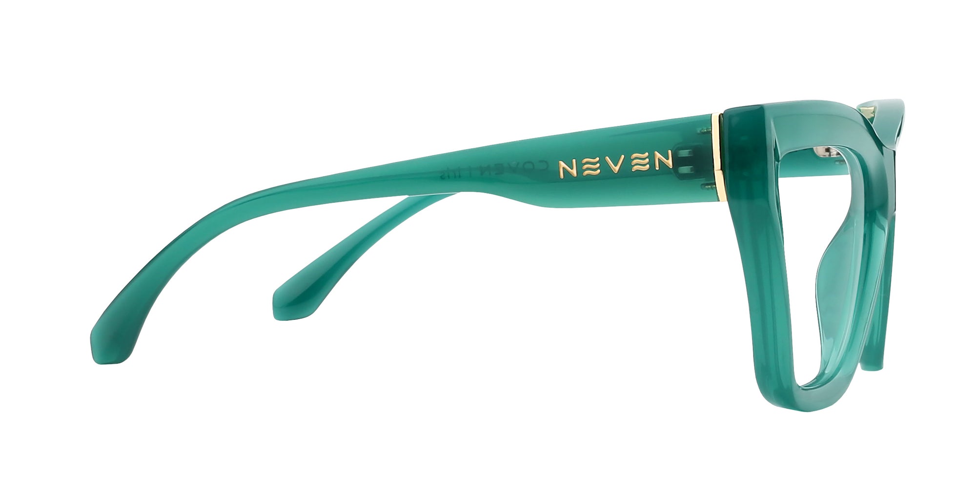 Iris green cat-eye polarized sunglasses from Neven Eyewear.