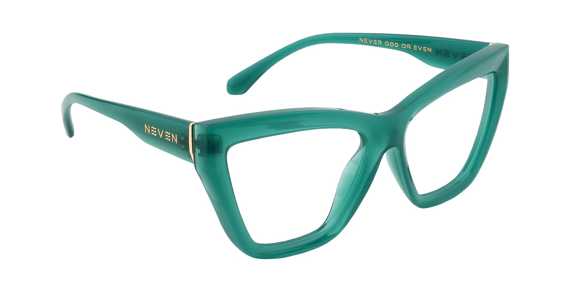 Iris green cat-eye polarized sunglasses from Neven Eyewear.