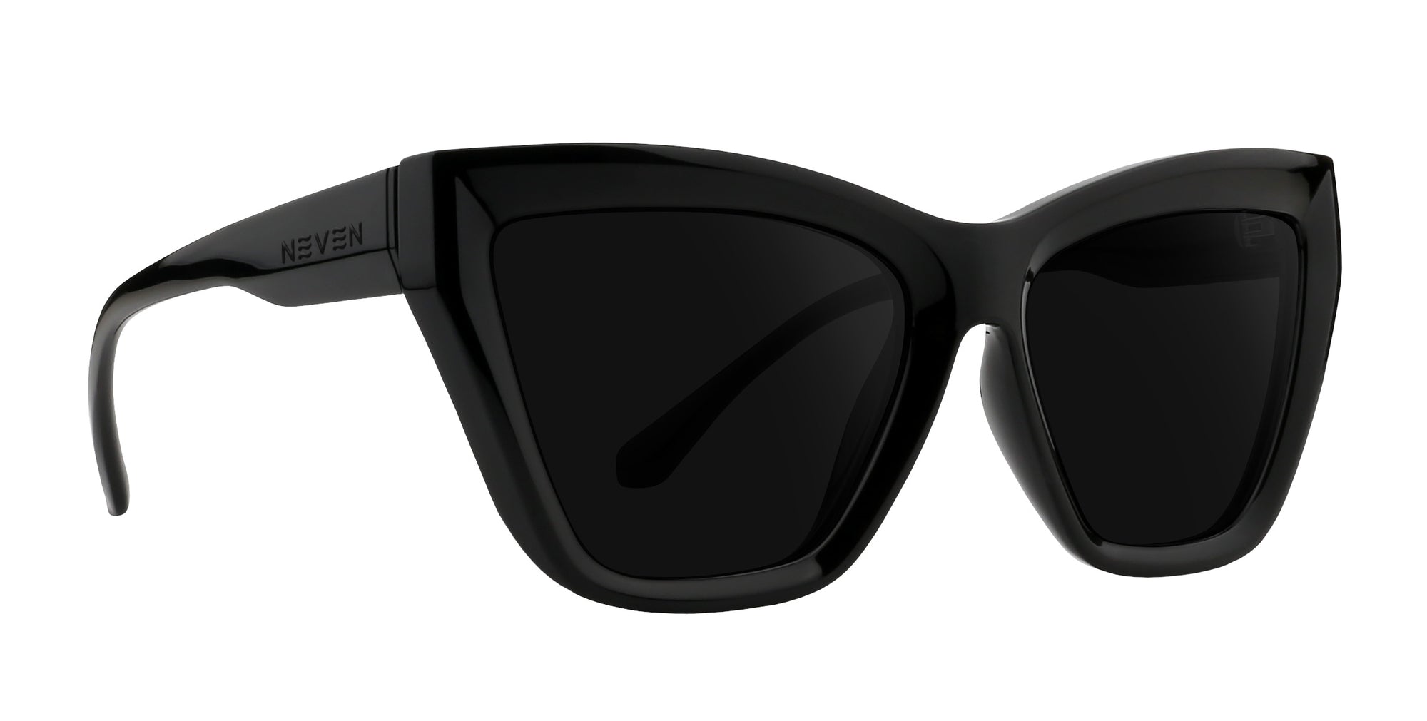 Nocturnal Black Cat-eye sunglasses .