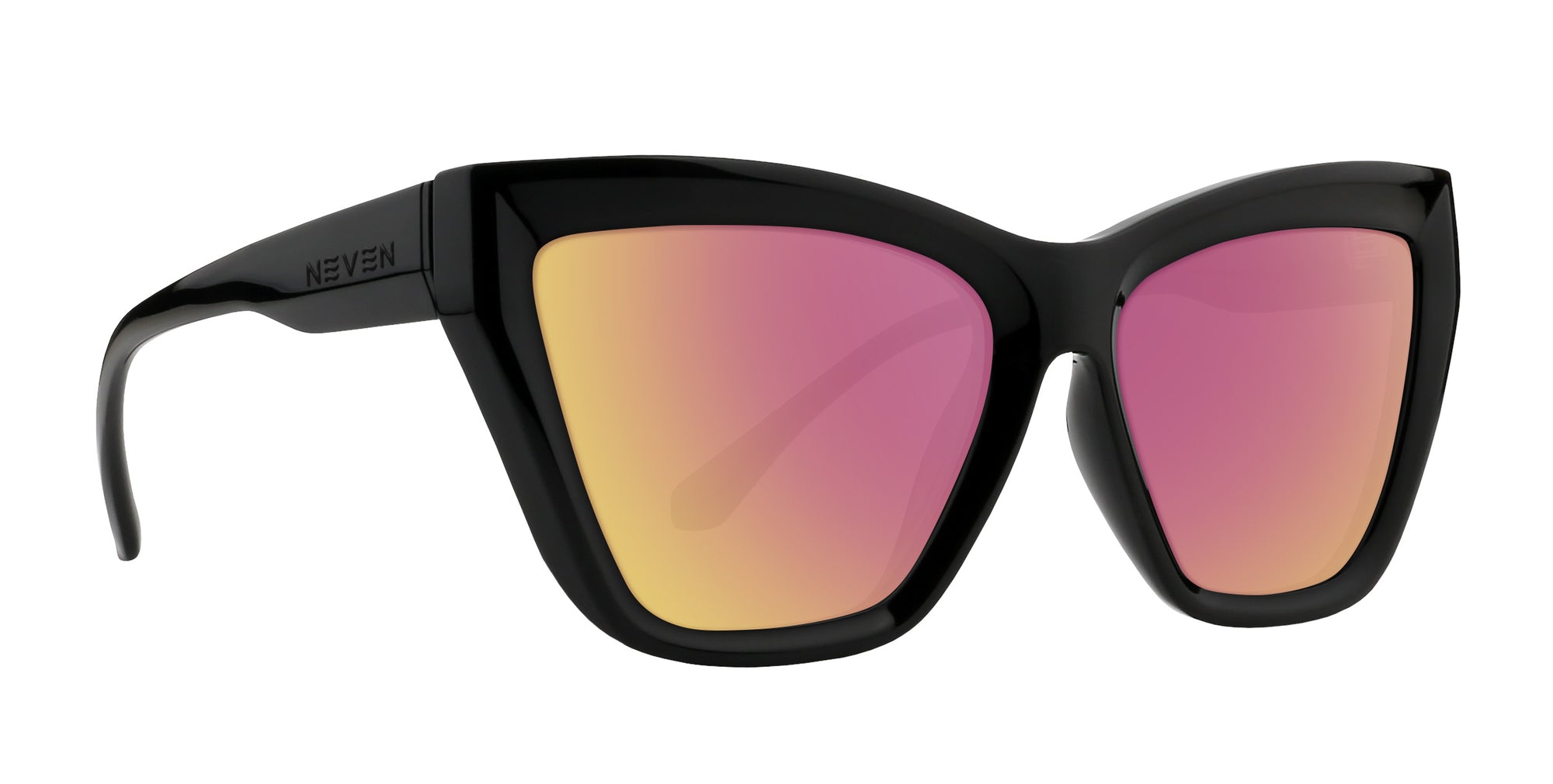 Nocturnal Black Cat-eye prescription glasses from Neven Eyewear.