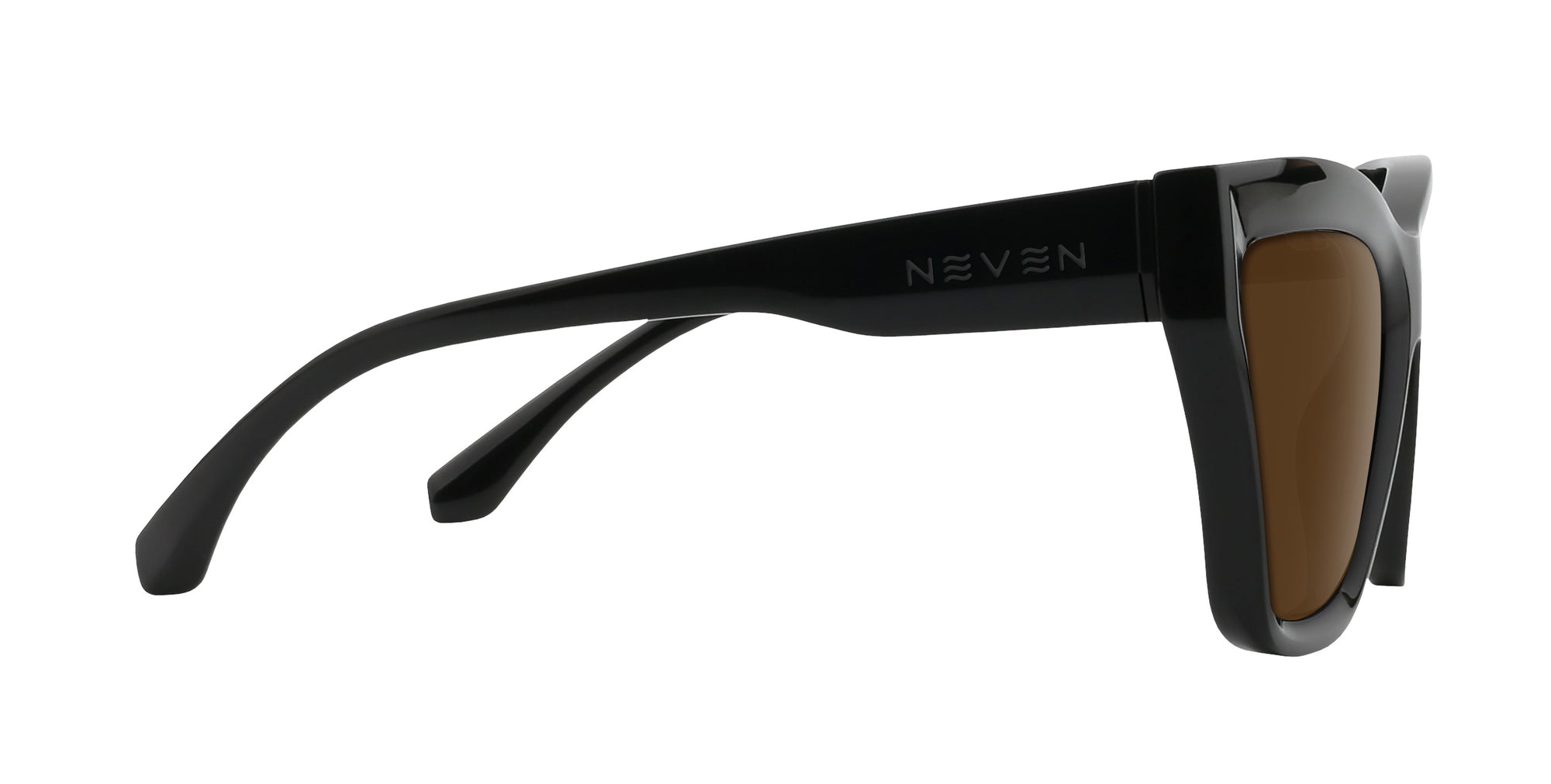 Nocturnal Black Cat-eye prescription glasses from Neven Eyewear.