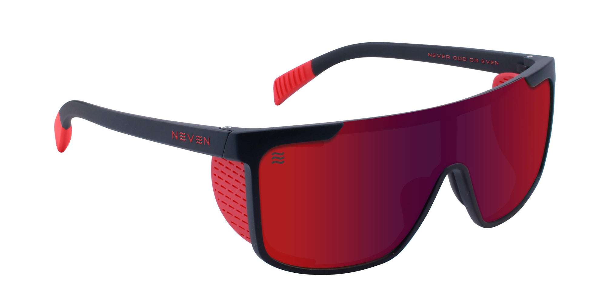 Blood Moon Black Square Polarized Sunglasses from Neven Eyewear.