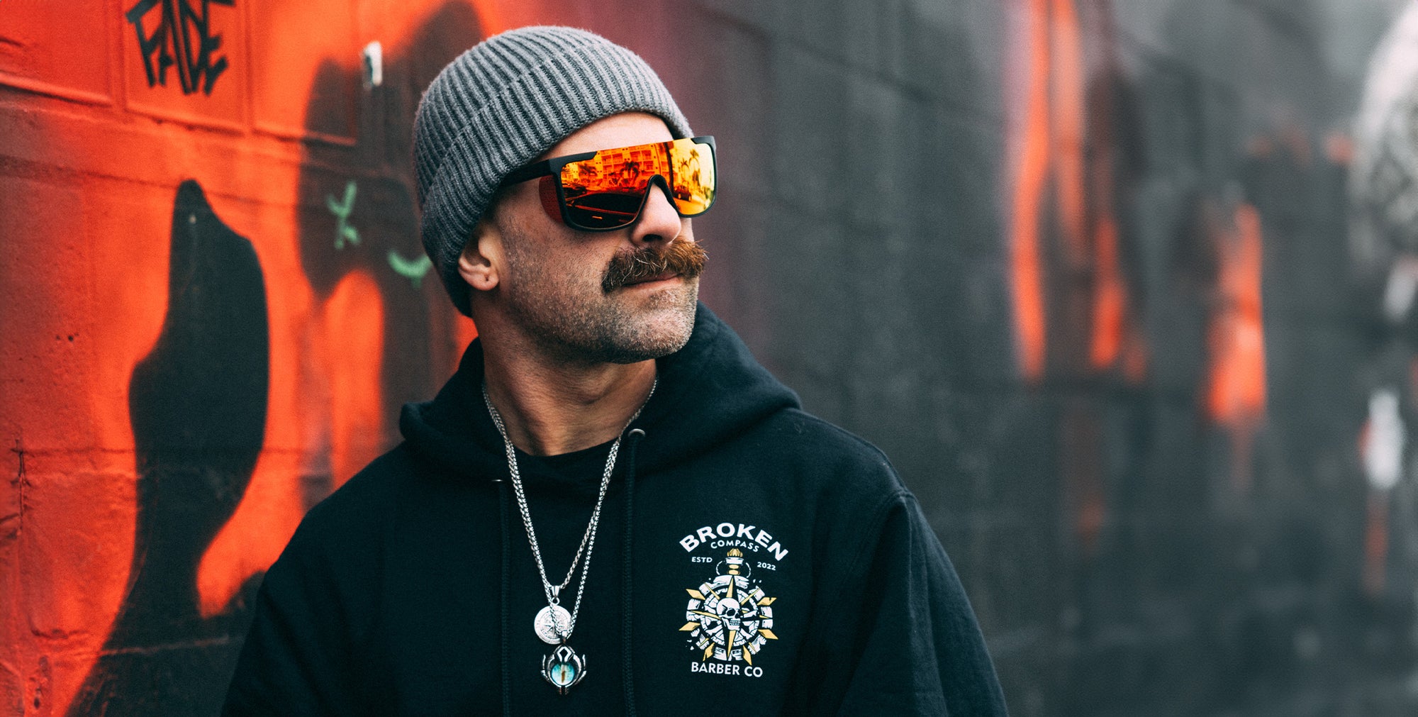 Blood Moon Black Square Polarized Sunglasses from Neven Eyewear.