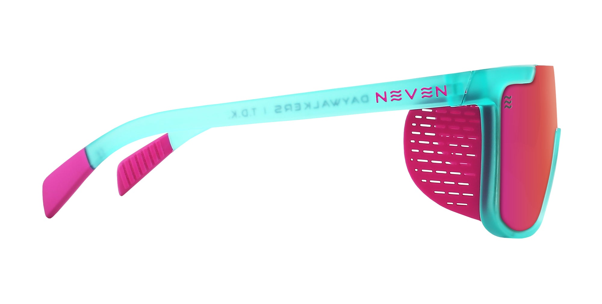 T.D.K. teal oval polarized sunglasses from Neven Eyewear.