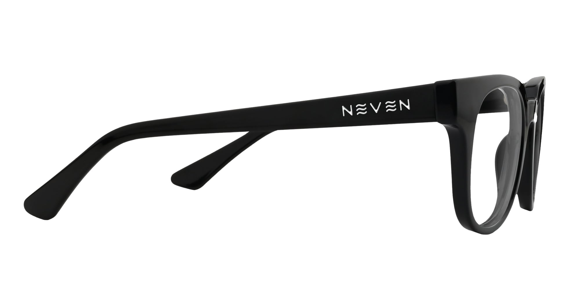 Cerberus Black Thick prescription glasses from Neven Eyewear.