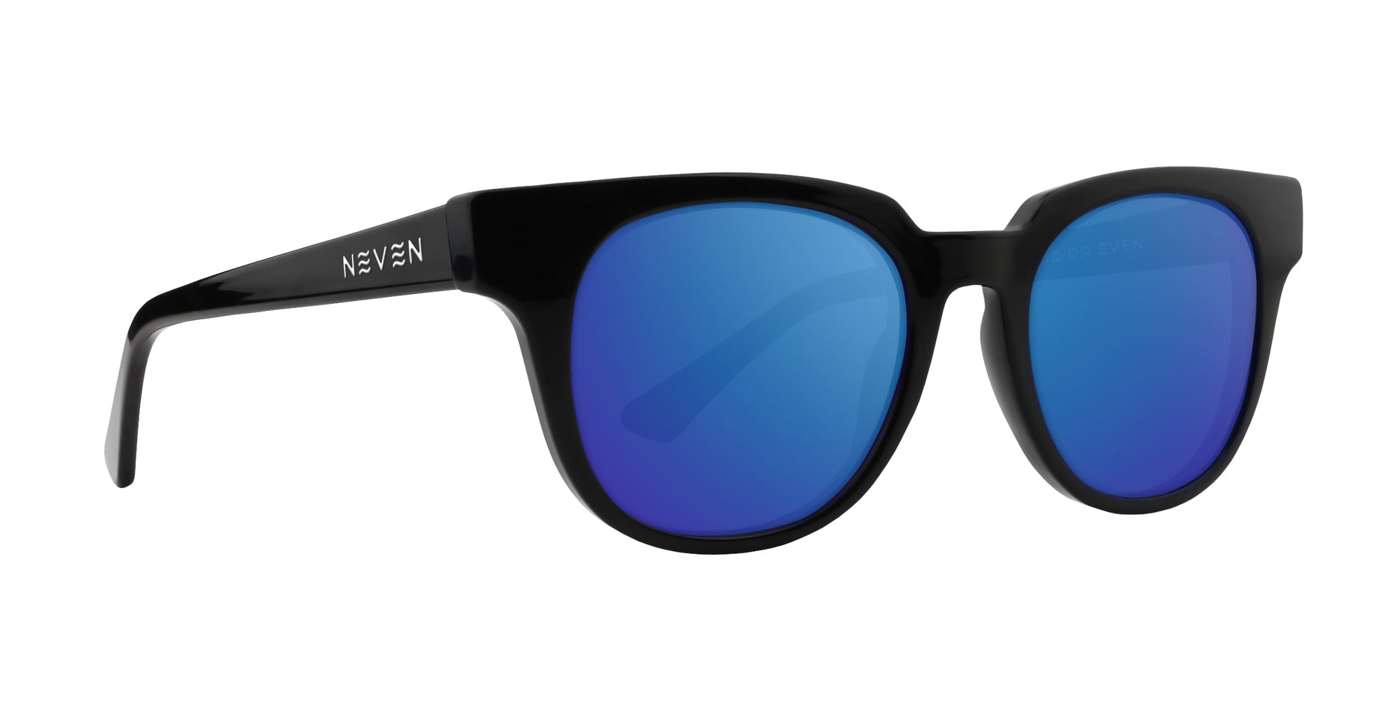 Coastal Blue prescription eyewear with retro-inspired round frames