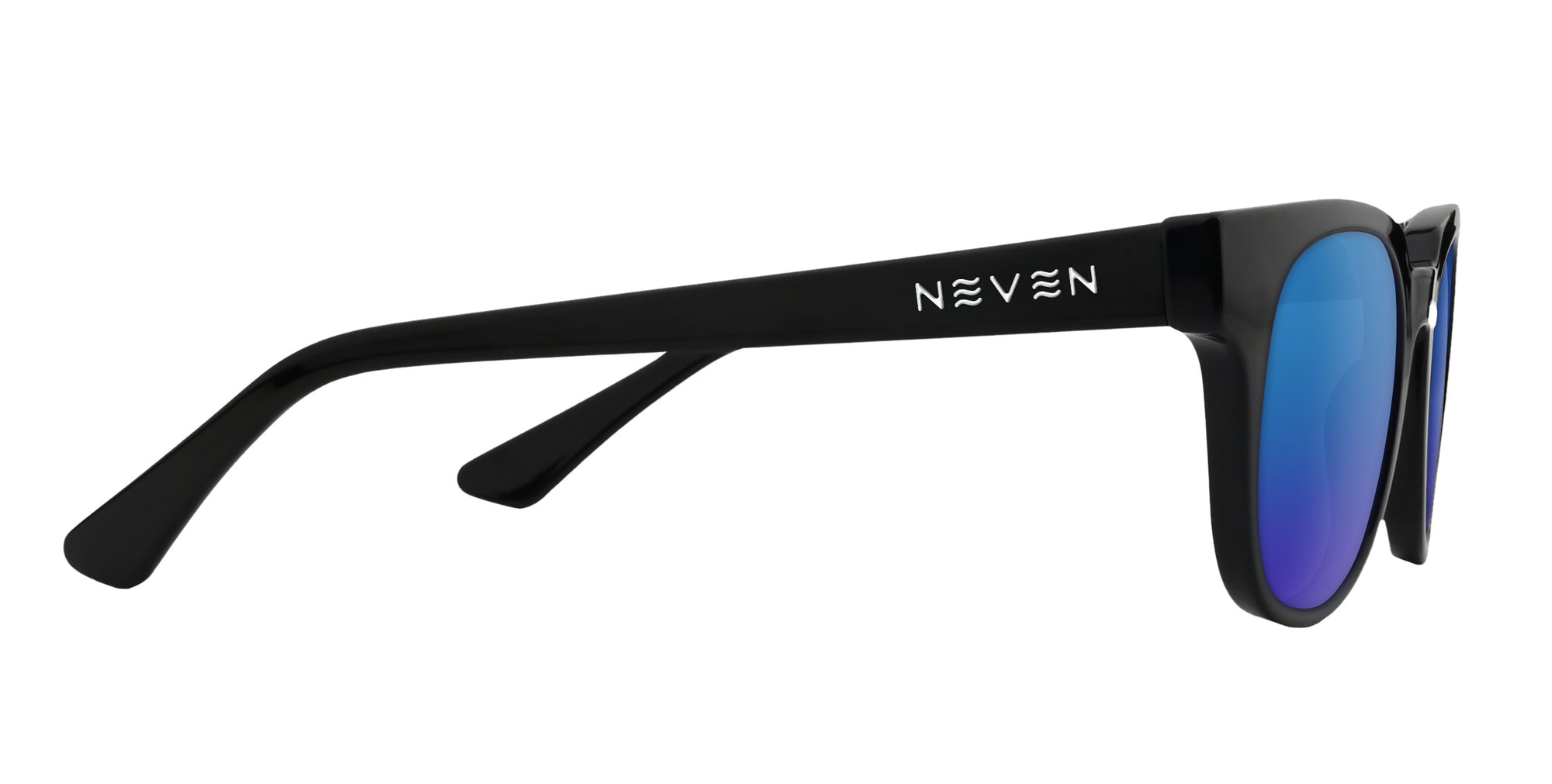 Ern black square prescription glasses from Neven Eyewear.