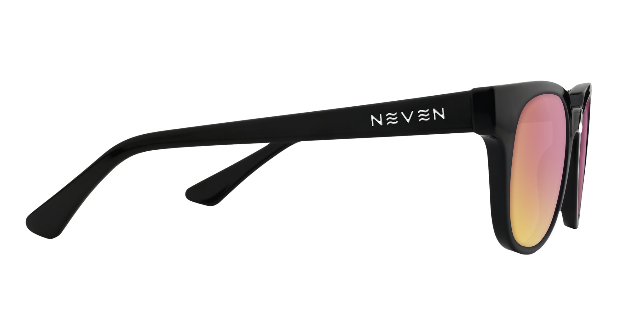 Ern black square prescription glasses from Neven Eyewear.