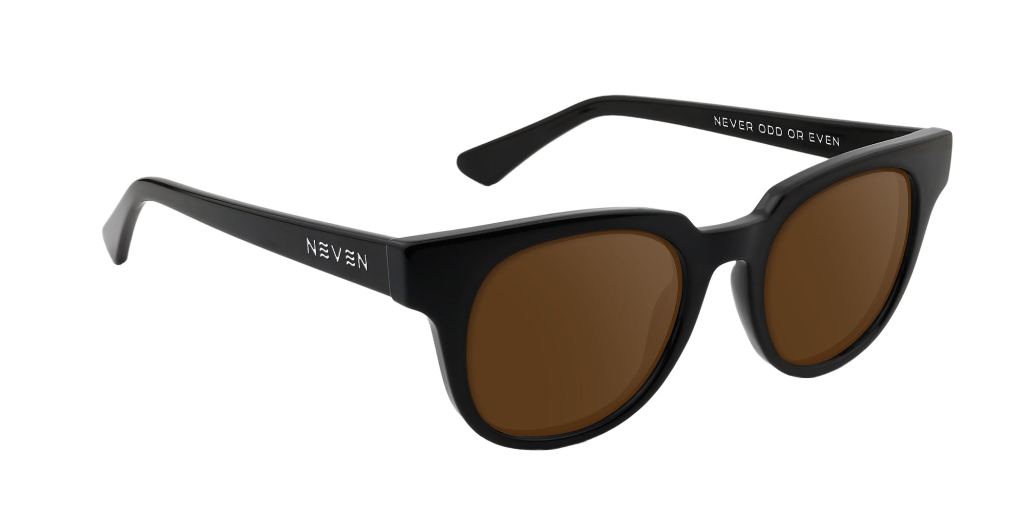 Ern black square prescription glasses from Neven Eyewear.