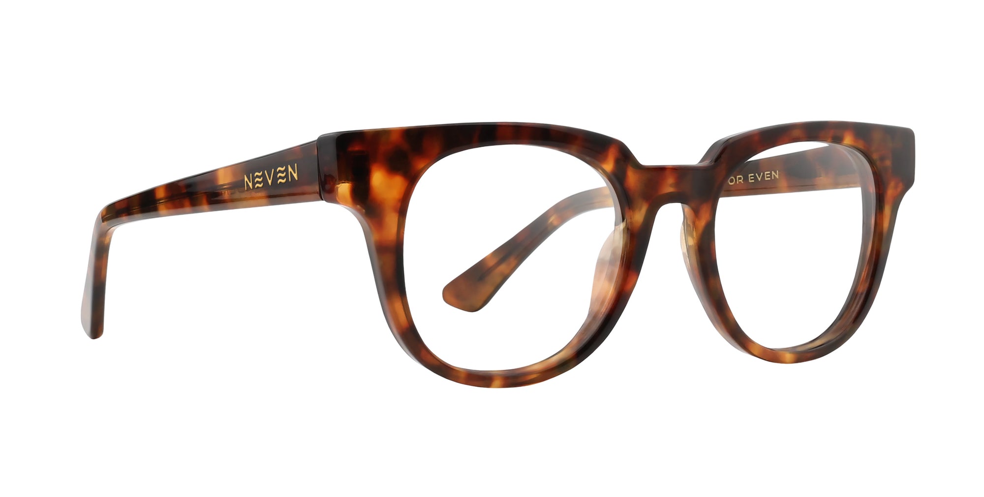 Tortoiseshell Gryphon eyeglasses with gold accents