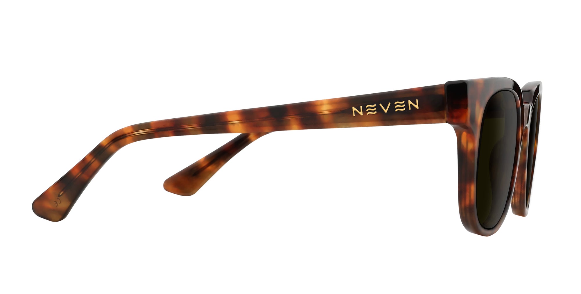 Gryphon tortoiseshell round polarized sunglasses from Neven Eyewear.