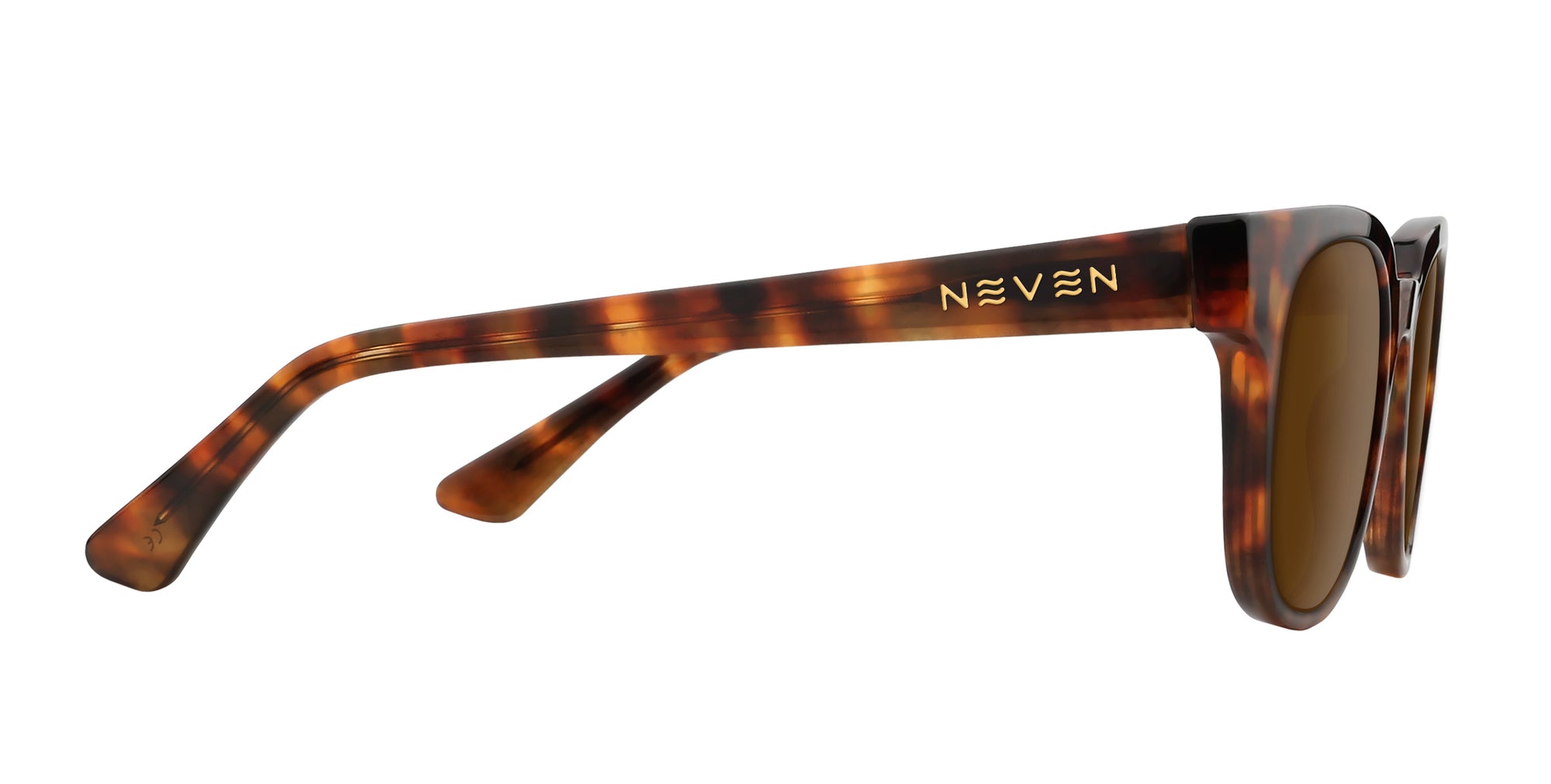 Gryphon tortoiseshell round polarized sunglasses from Neven Eyewear.