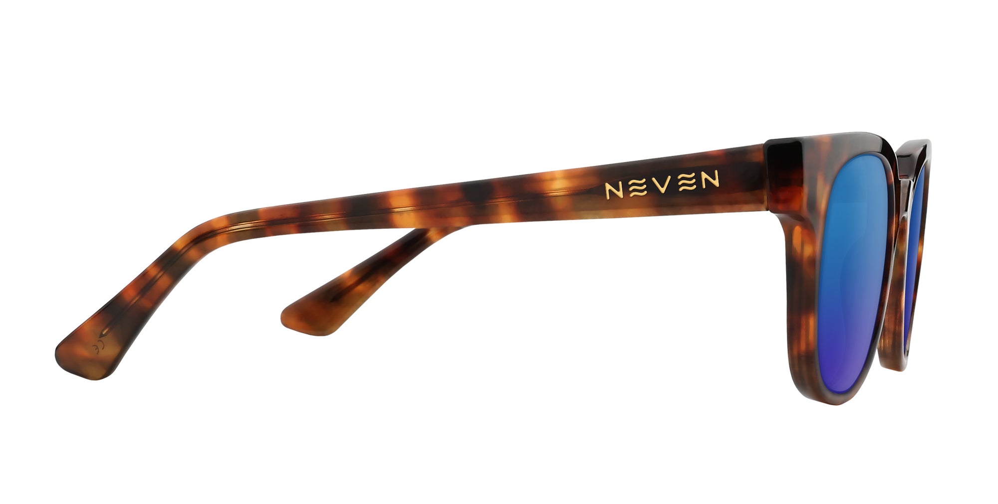 Gryphon tortoiseshell round polarized sunglasses from Neven Eyewear.