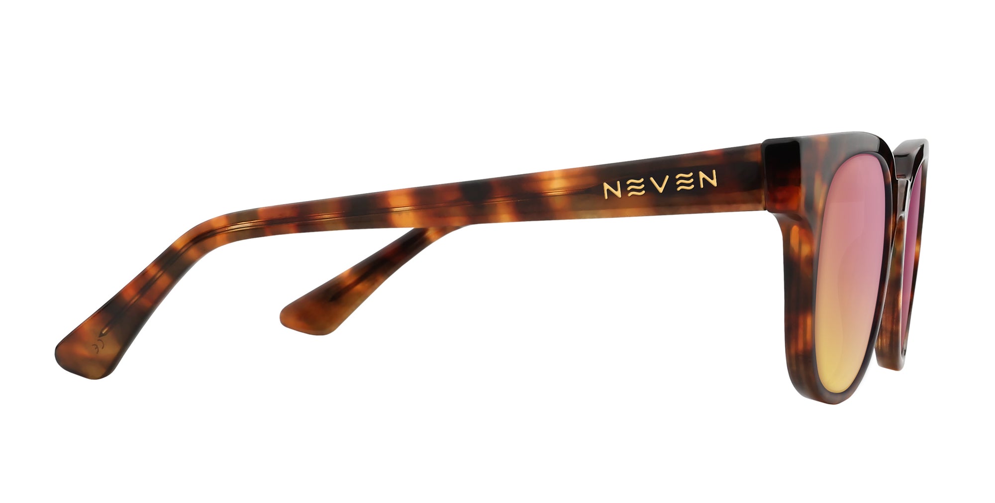 Gryphon tortoiseshell round polarized sunglasses from Neven Eyewear.