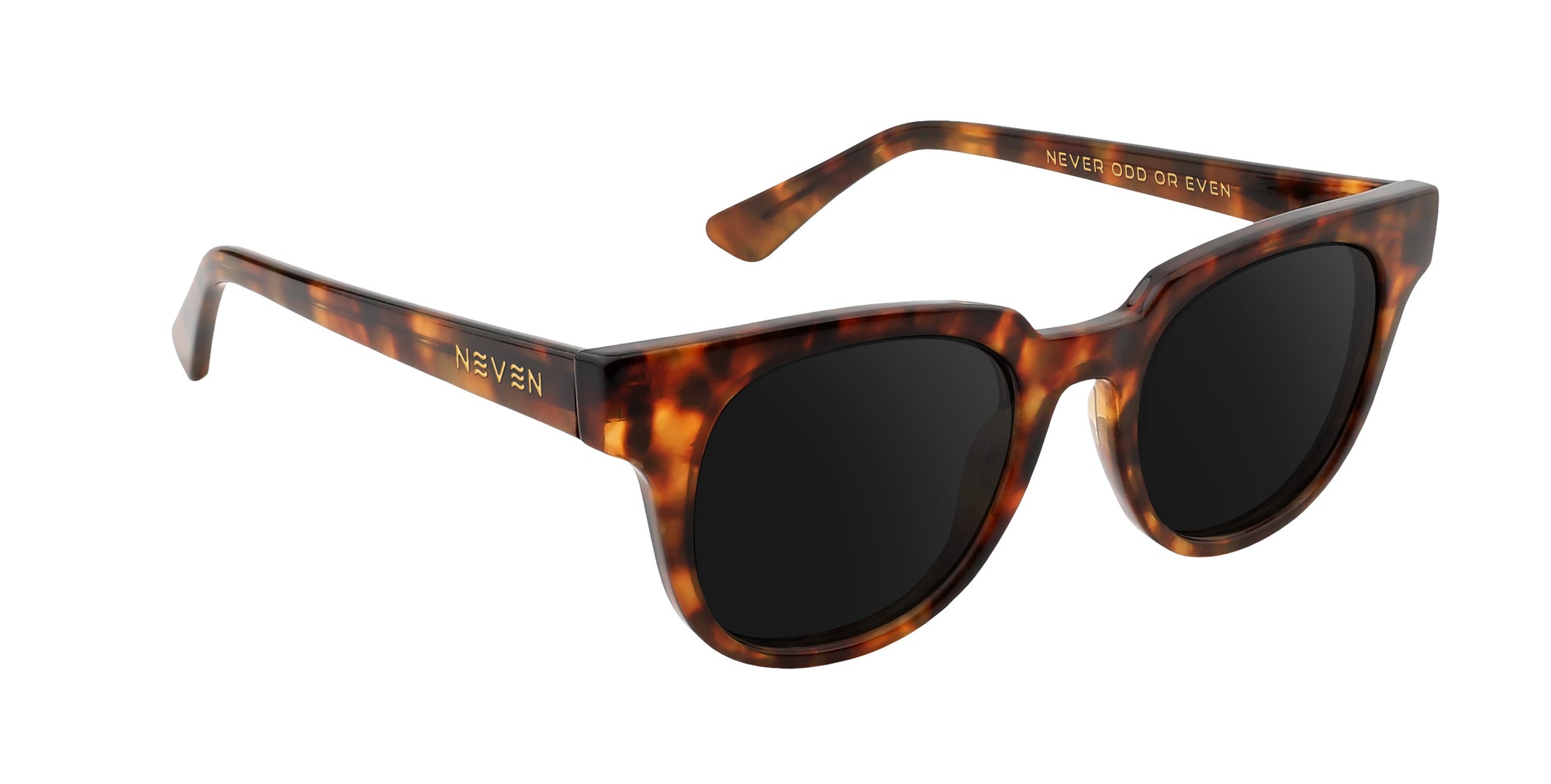 Gryphon tortoiseshell round polarized sunglasses from Neven Eyewear.