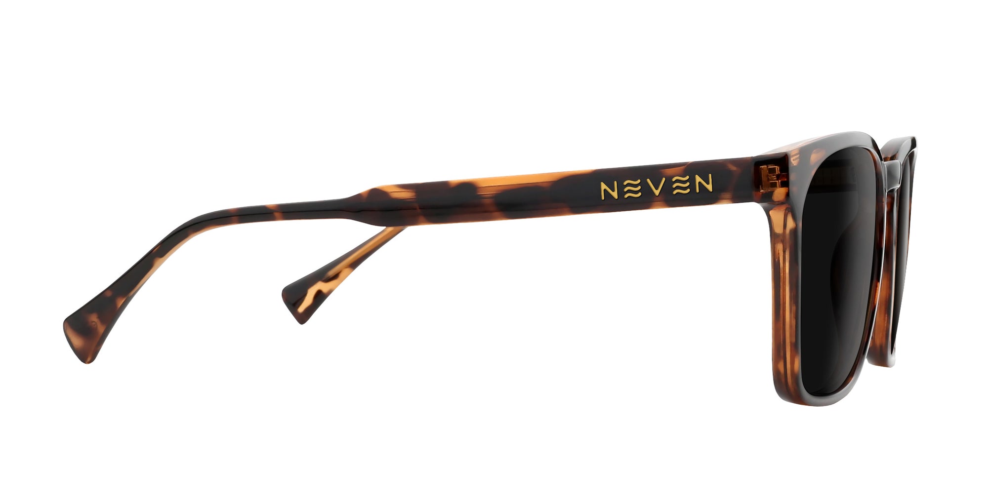 Chazz tortoiseshell rectangular prescription glasses from Neven Eyewear.