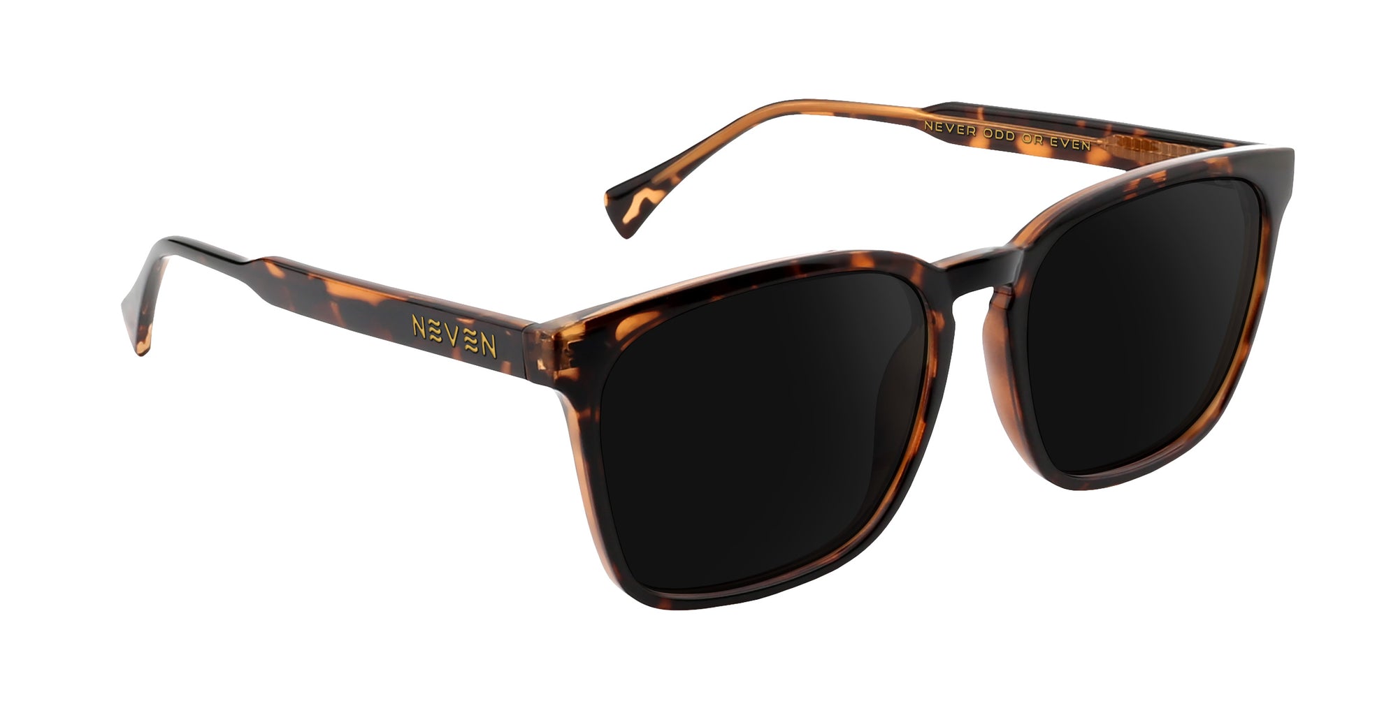 Chazz tortoiseshell rectangular prescription glasses from Neven Eyewear.