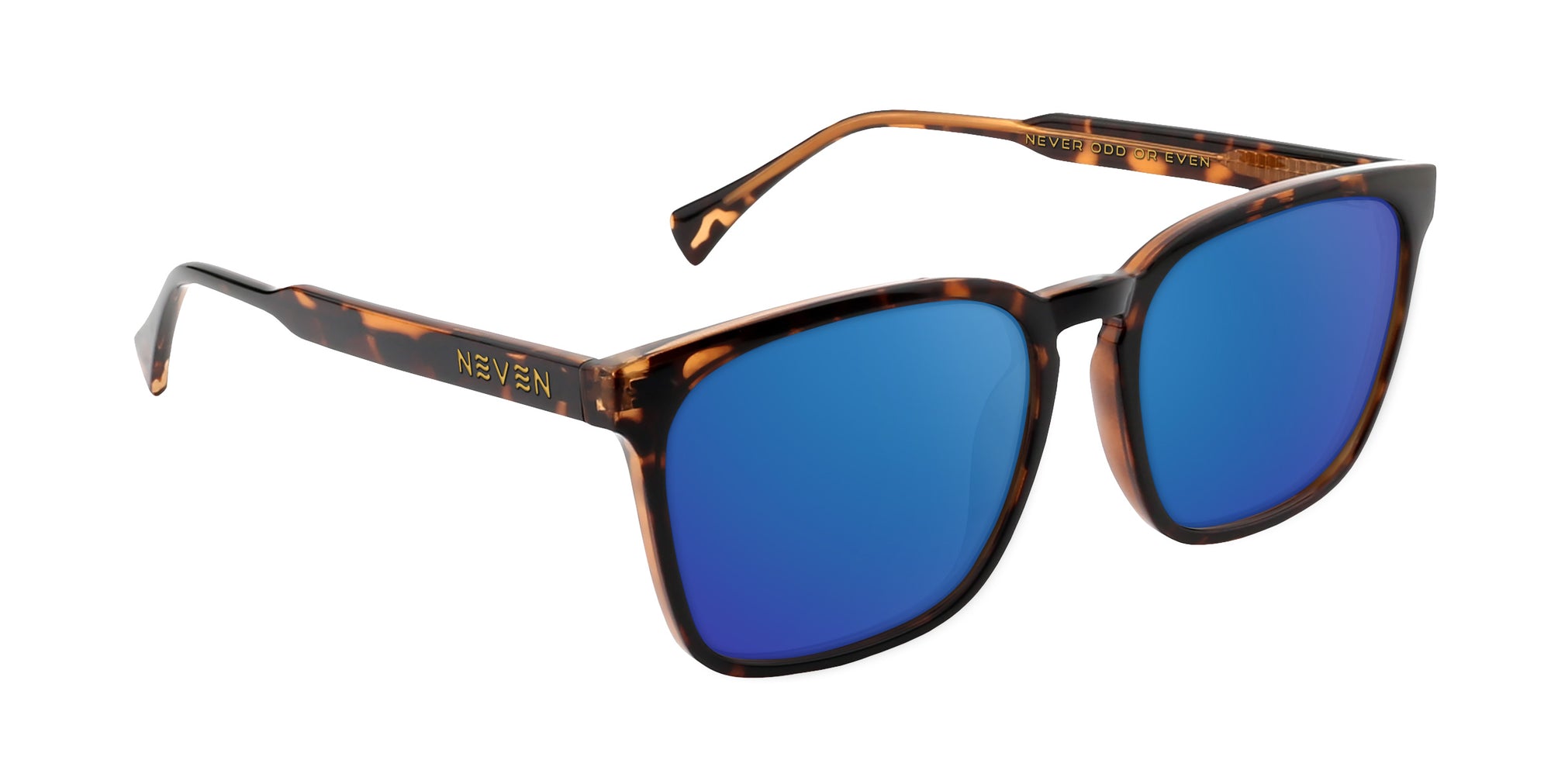 Chazz tortoiseshell rectangular prescription glasses from Neven Eyewear.