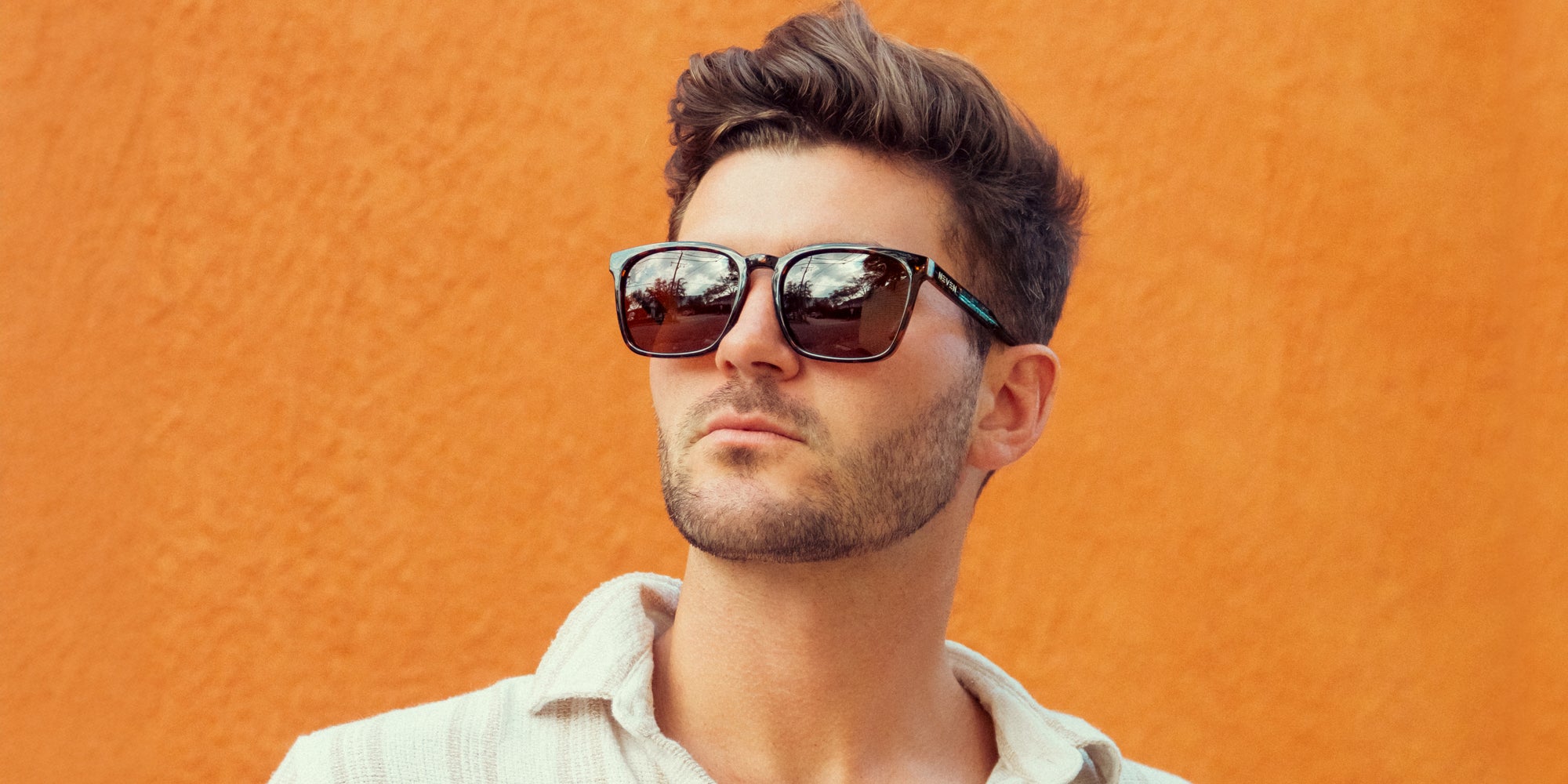 Chazz tortoiseshell sunglasses polarized sunglasses from Neven Eyewear.