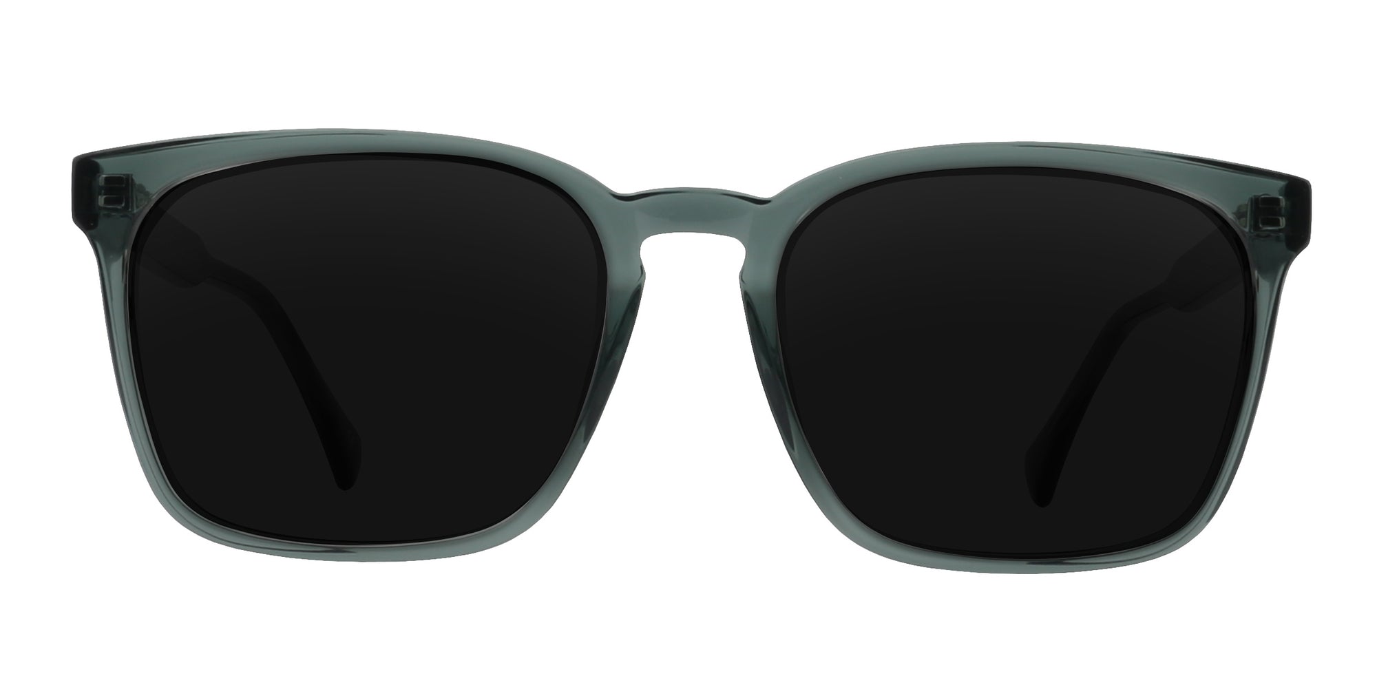 Lenny clear gray rectangular prescription glasses from Neven Eyewear.