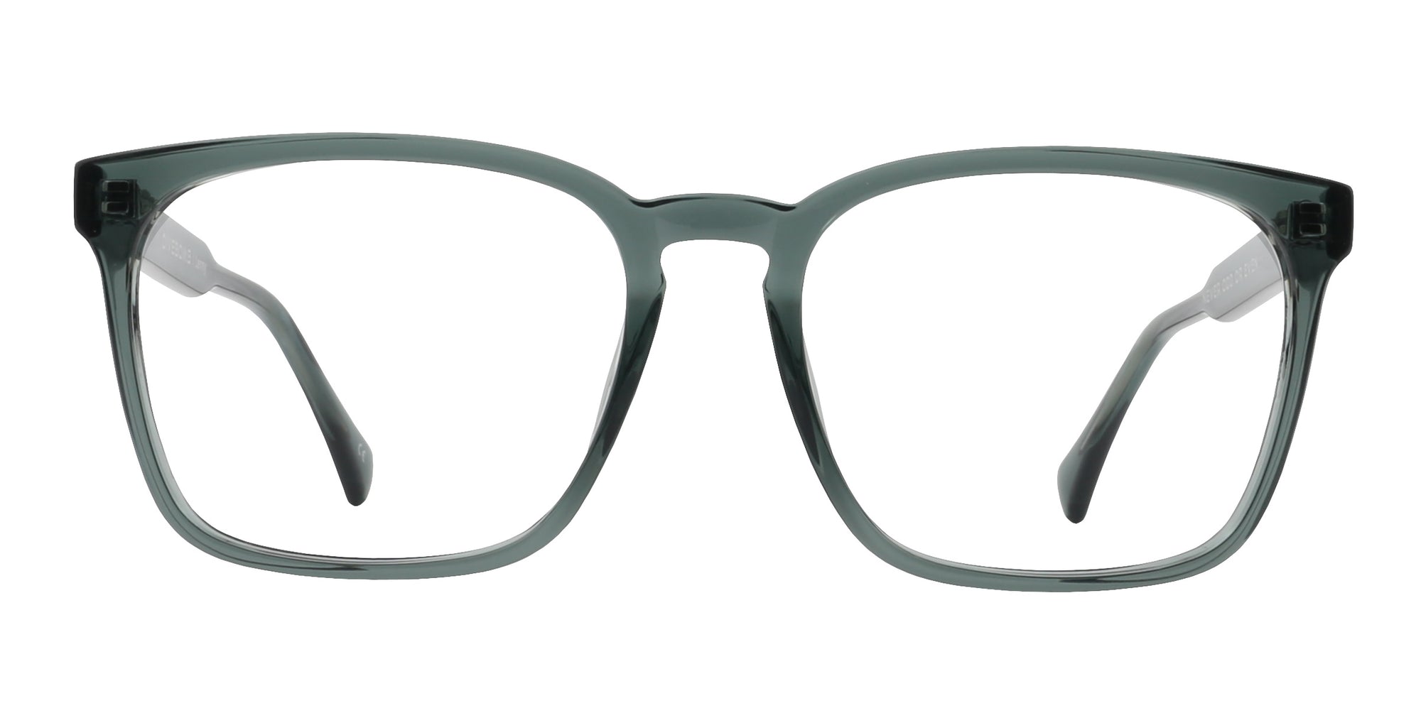 Lenny clear gray rectangular prescription glasses from Neven Eyewear.