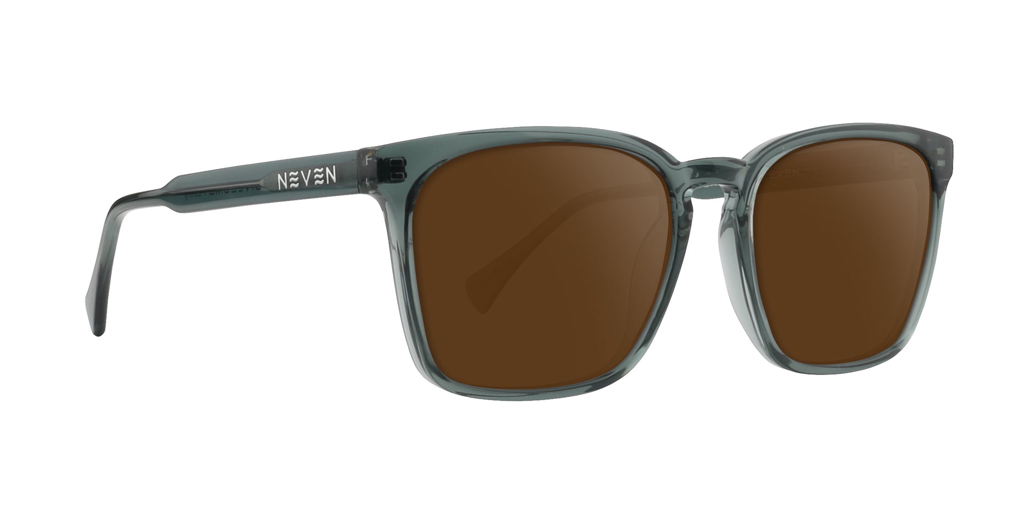 Brown sunglasses with standard lenses, single vision