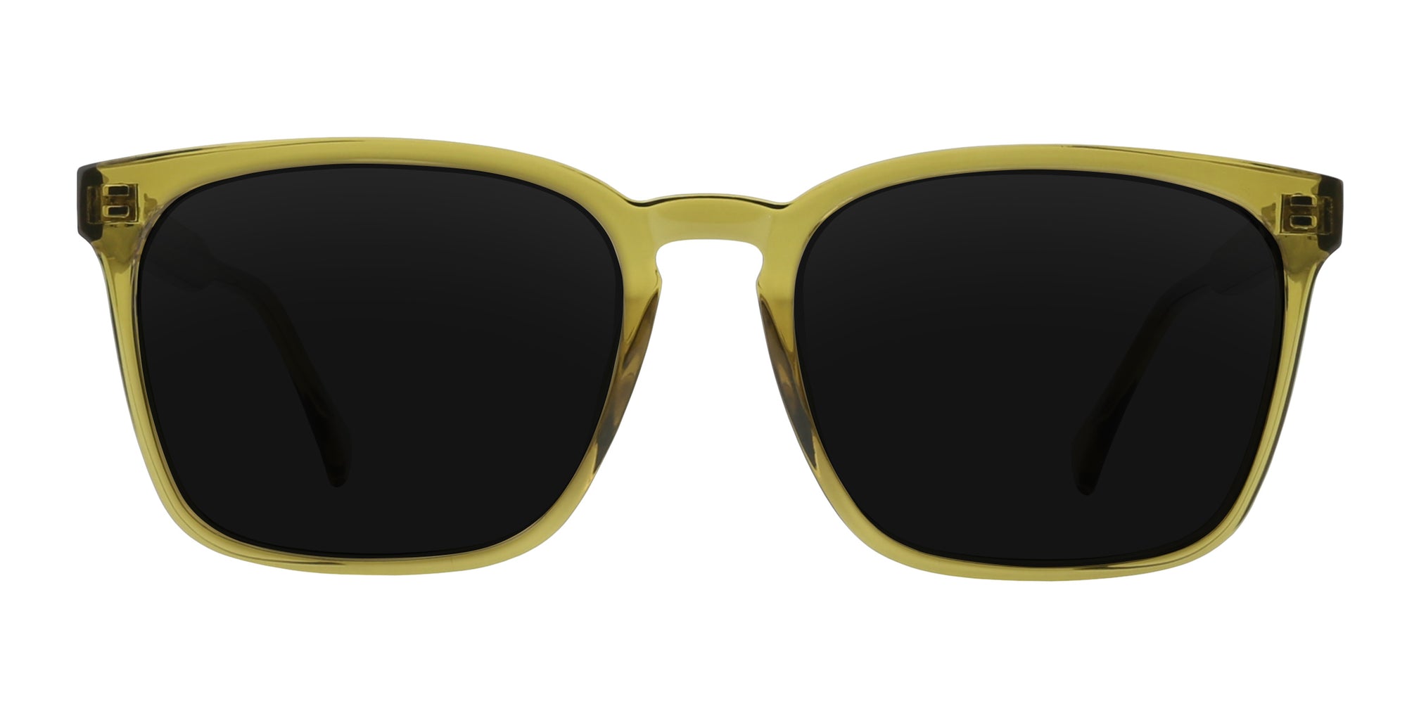 Nigel Yellow Rectangular prescription glasses from Neven Eyewear.